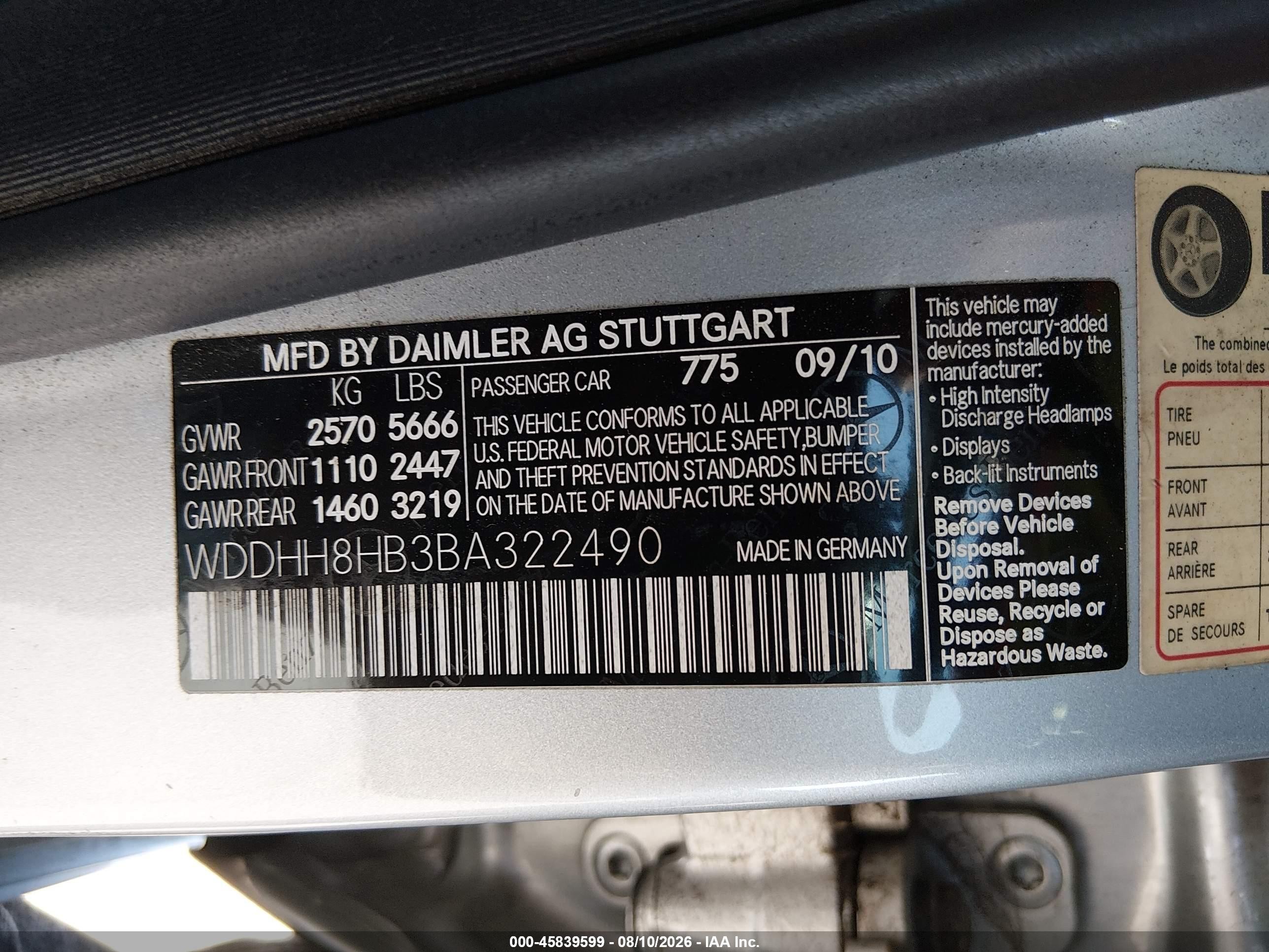 2011 Mercedes-benz E 350 4matic Silver vin: WDDHH8HB3BA322490