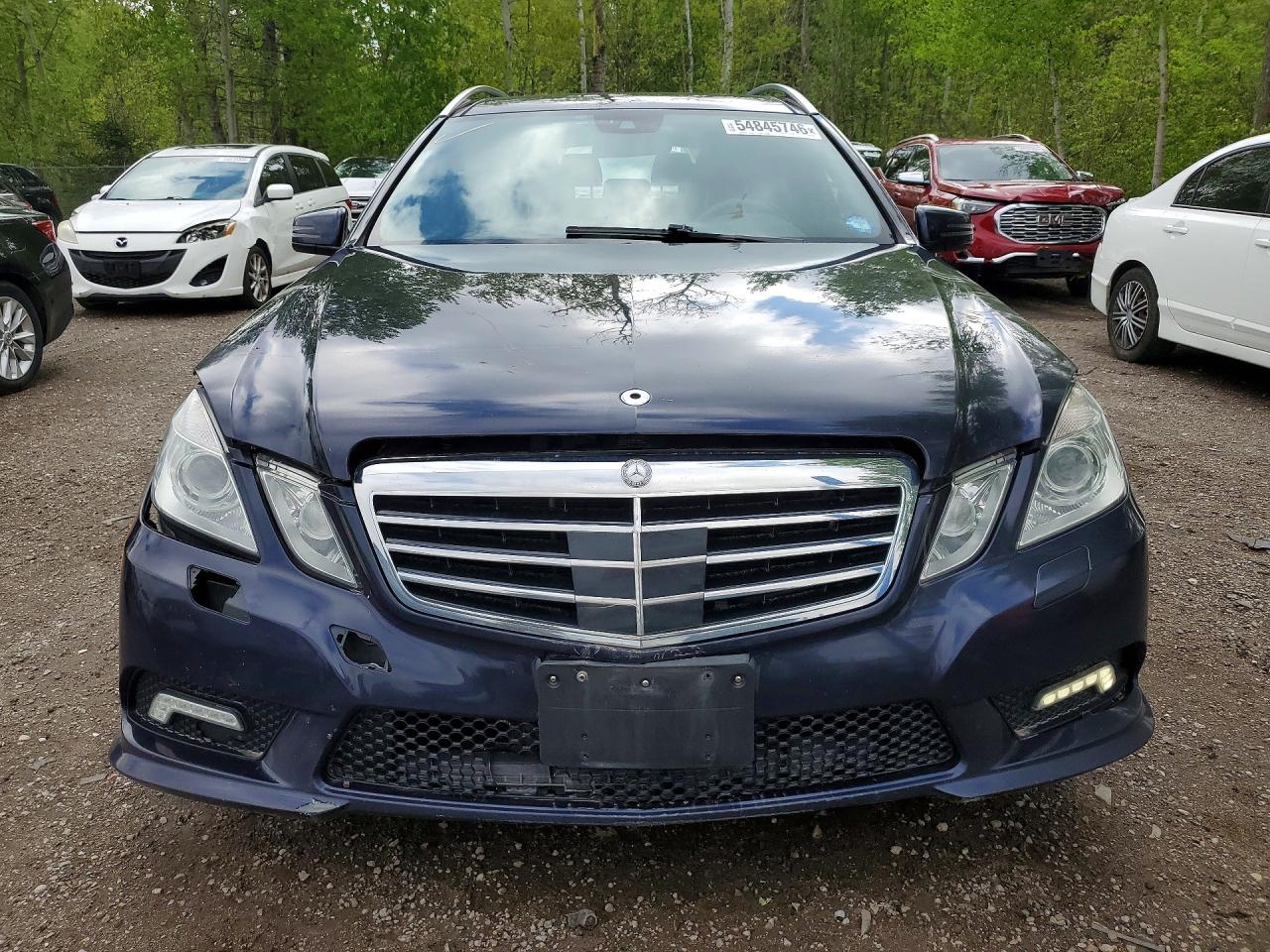 2011 Mercedes-benz E 350 4matic Wagon Blue vin: WDDHH8HB4BA321297