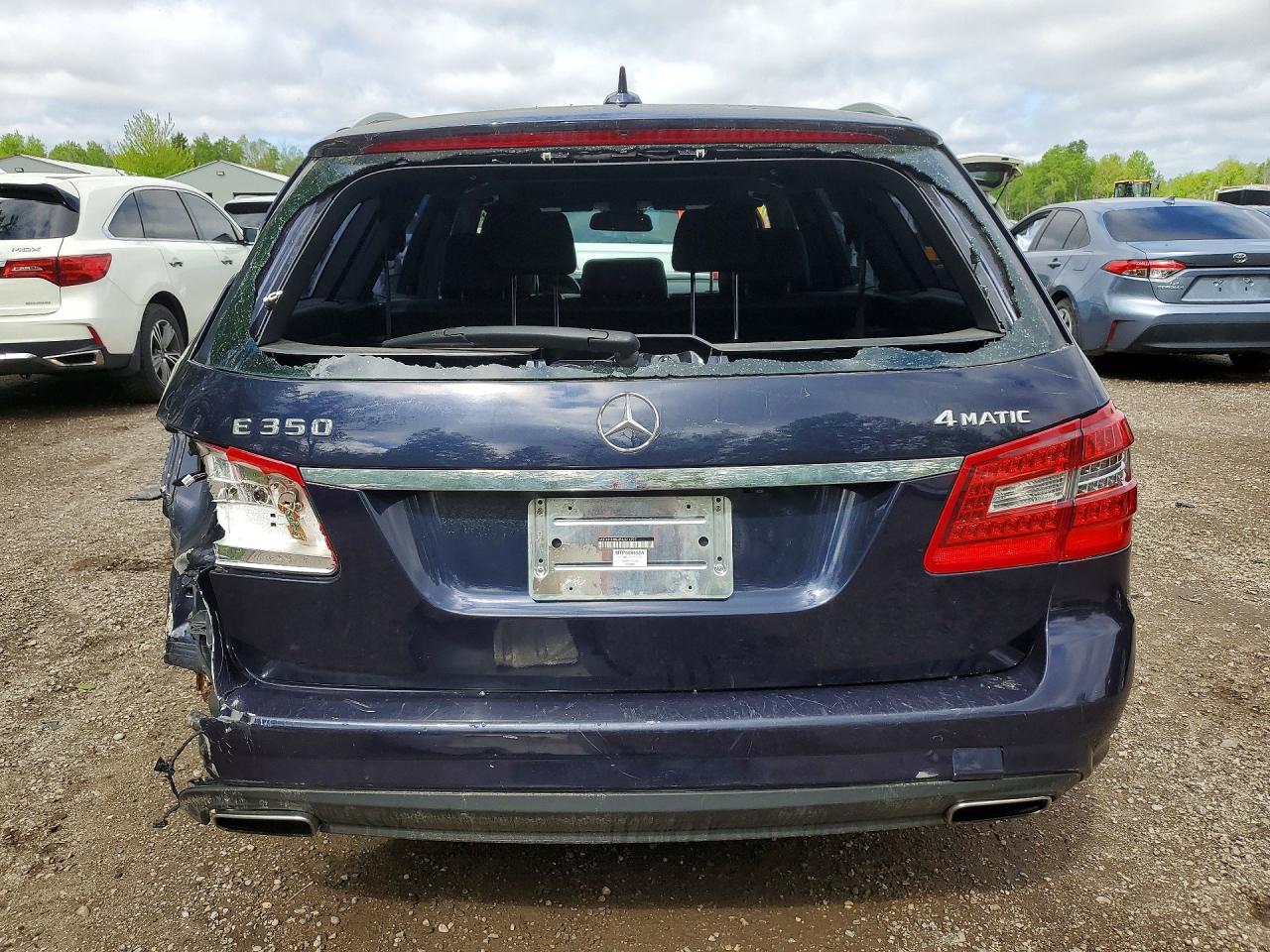 2011 Mercedes-benz E 350 4matic Wagon Blue vin: WDDHH8HB4BA321297