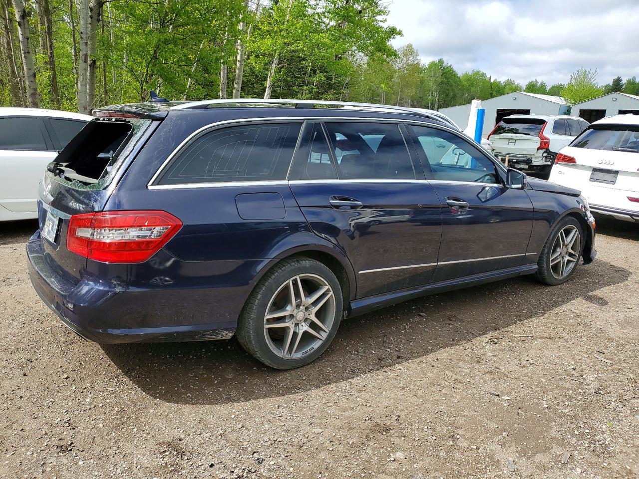 2011 Mercedes-benz E 350 4matic Wagon Blue vin: WDDHH8HB4BA321297