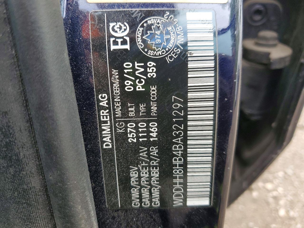 2011 Mercedes-benz E 350 4matic Wagon Blue vin: WDDHH8HB4BA321297