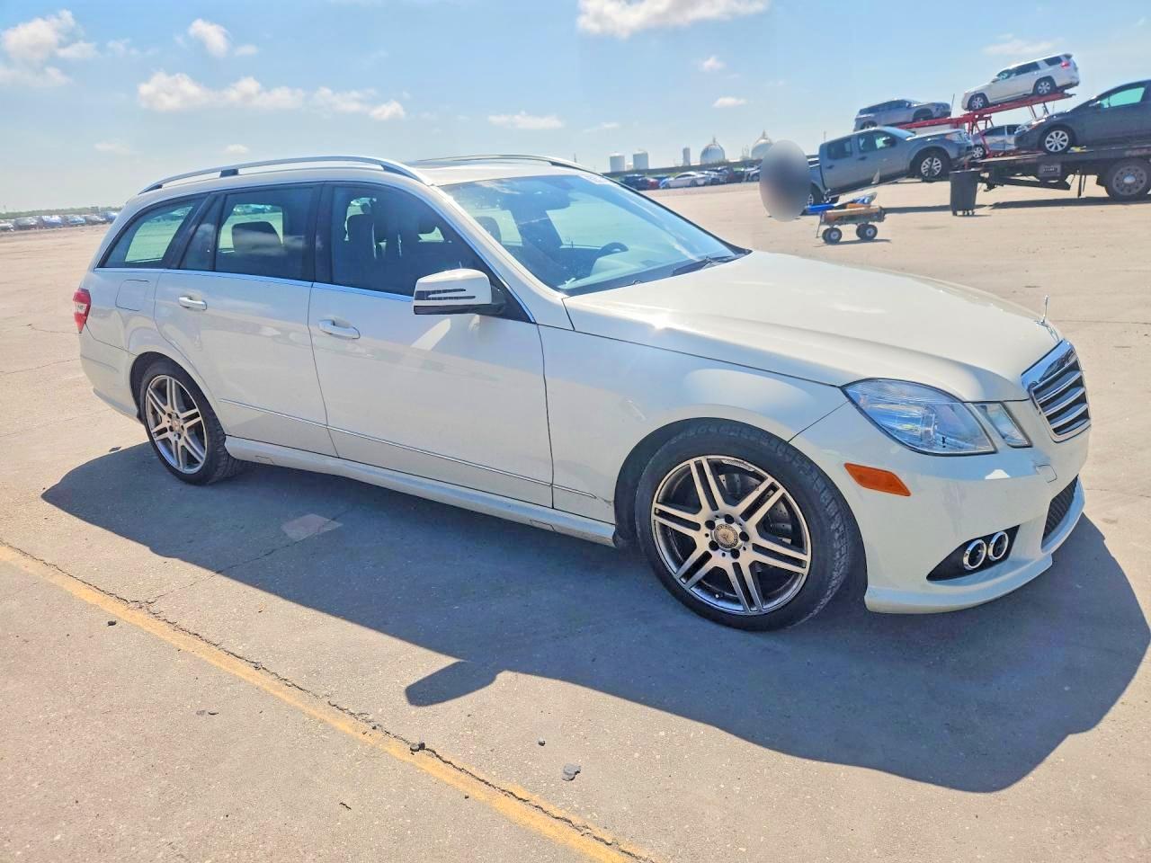 2011 Mercedes-benz E 350 4matic Wagon White vin: WDDHH8HB5BA218924