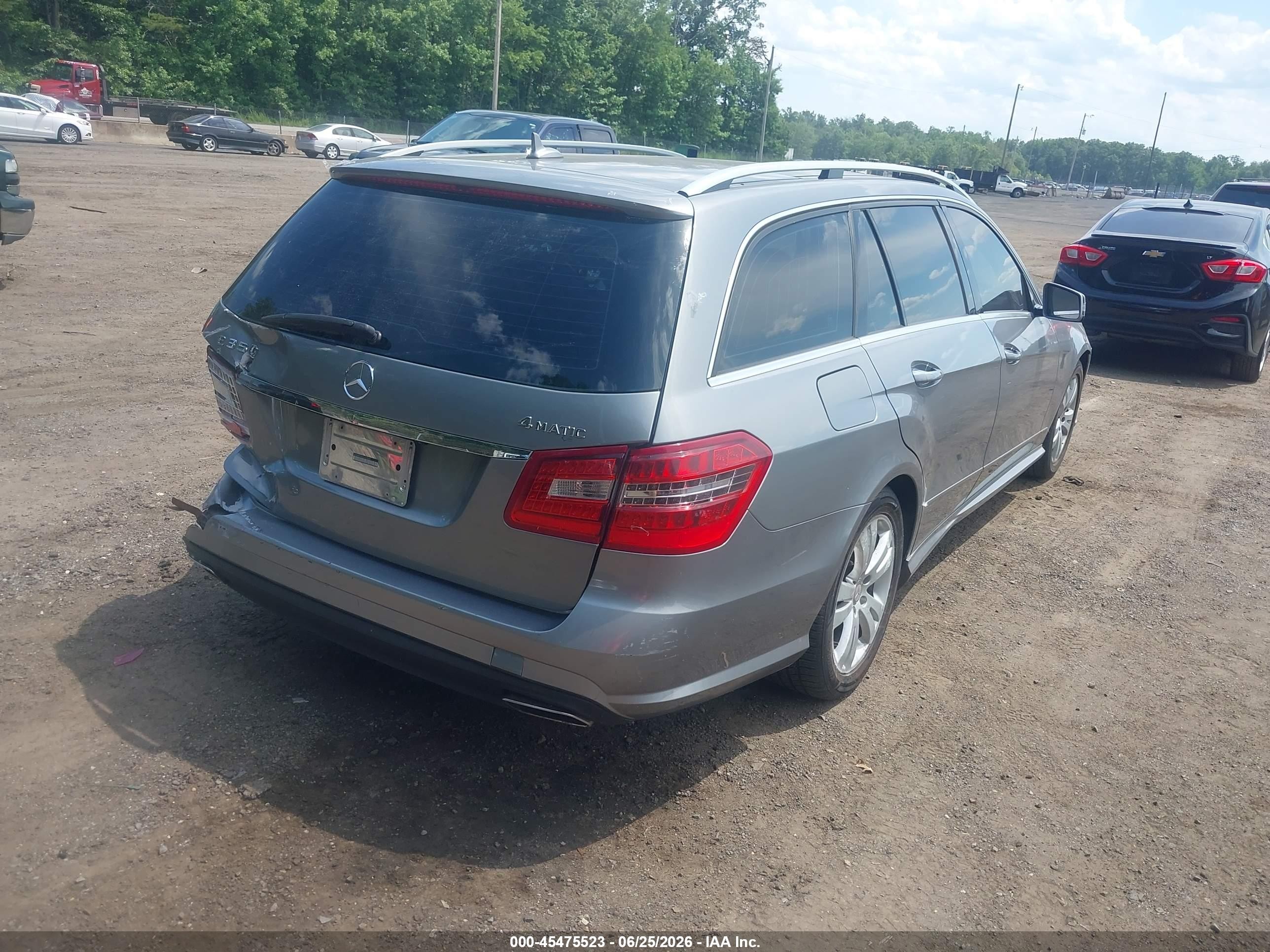 2011 Mercedes-benz E 350 4matic Silver vin: WDDHH8HBXBA228848