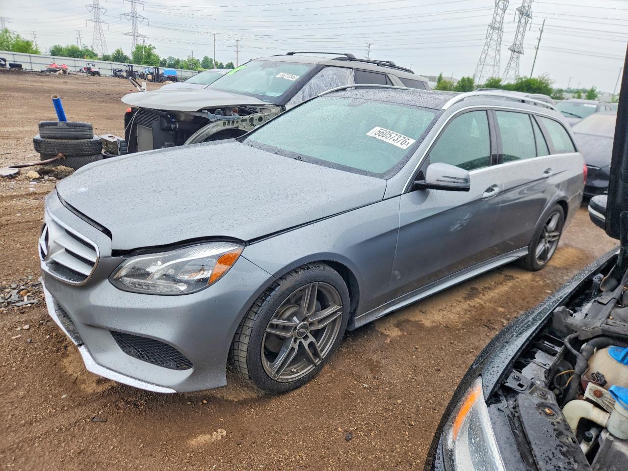 2014 Mercedes-benz E 350 4matic Wagon Gray vin: WDDHH8JB2EA779905