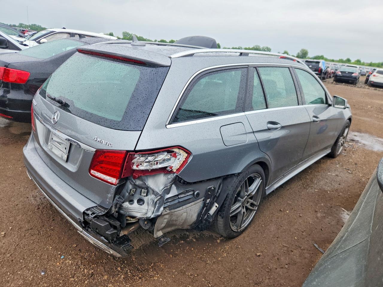 2014 Mercedes-benz E 350 4matic Wagon Gray vin: WDDHH8JB2EA779905