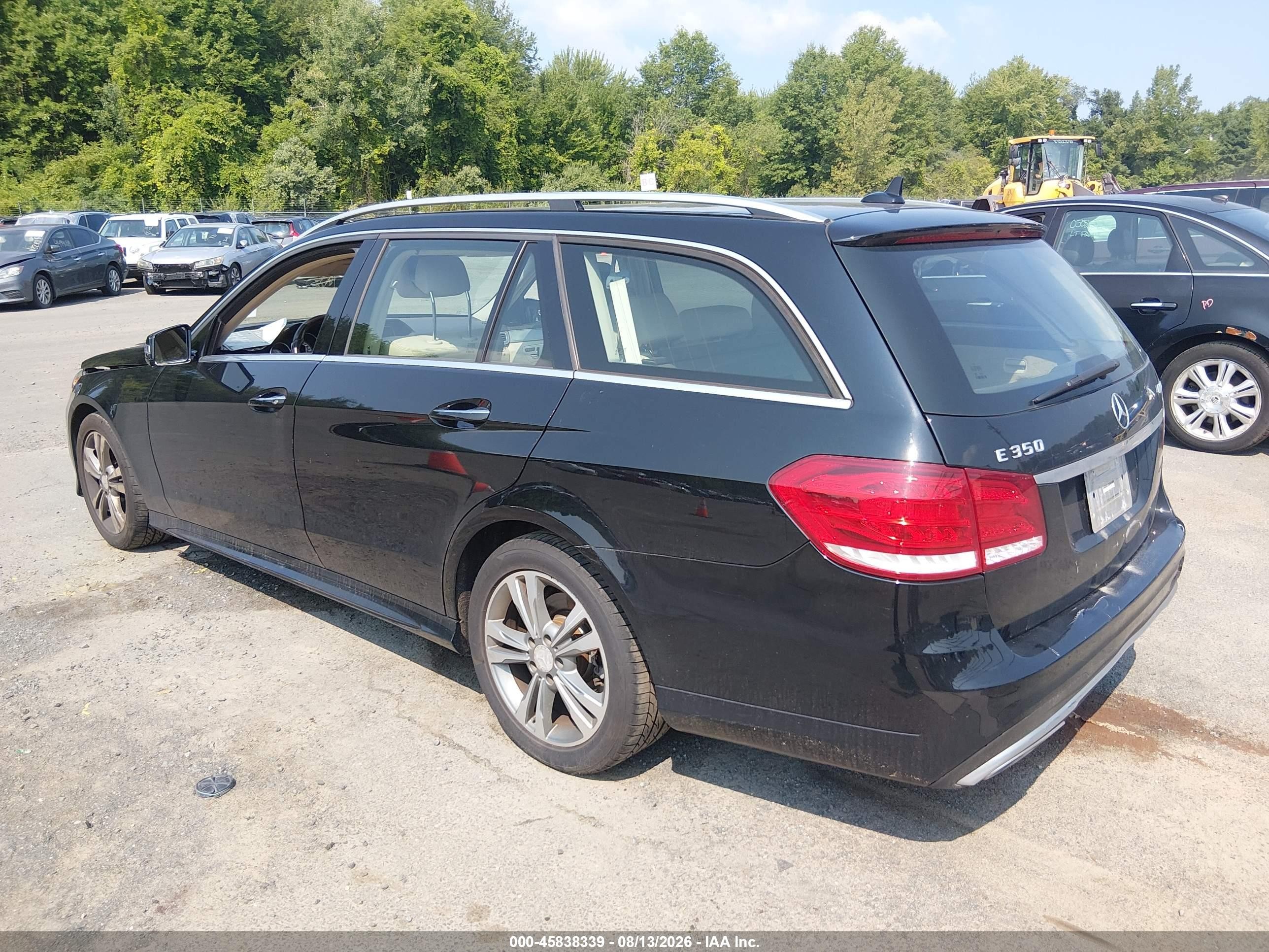 2014 Mercedes-benz E 350 4matic Black vin: WDDHH8JB2EA804365