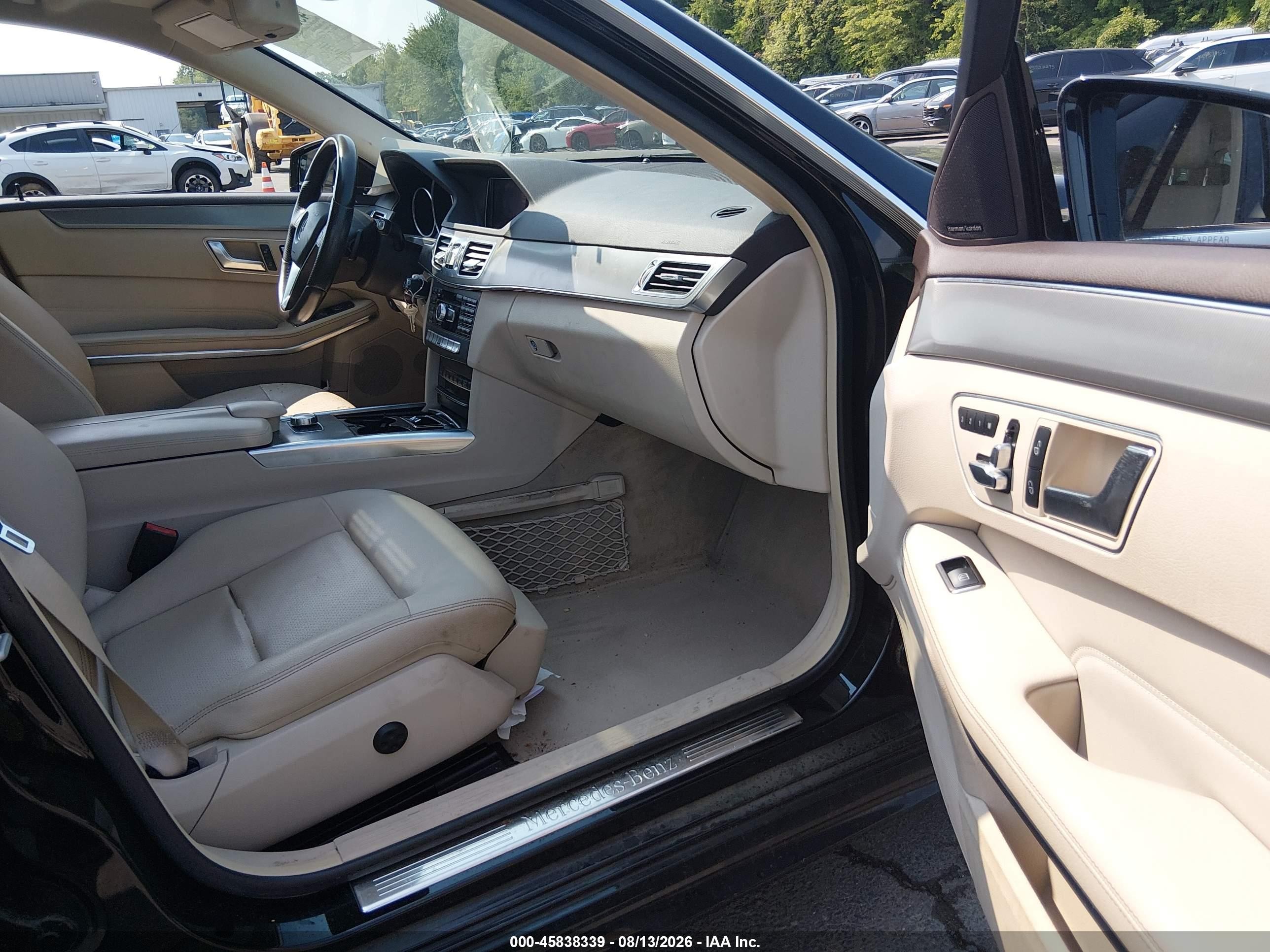 2014 Mercedes-benz E 350 4matic Black vin: WDDHH8JB2EA804365