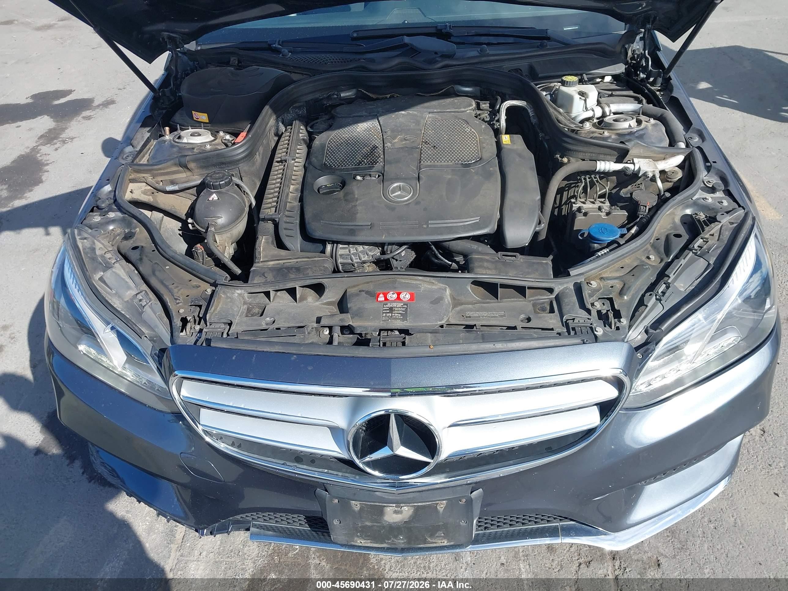 2014 Mercedes-benz E 350 4matic Серый vin: WDDHH8JB4EA791473