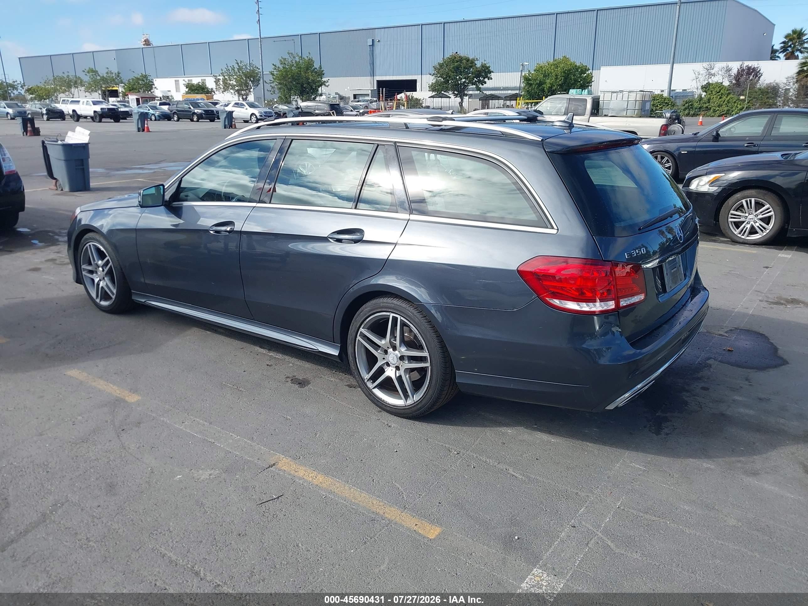 2014 Mercedes-benz E 350 4matic Серый vin: WDDHH8JB4EA791473
