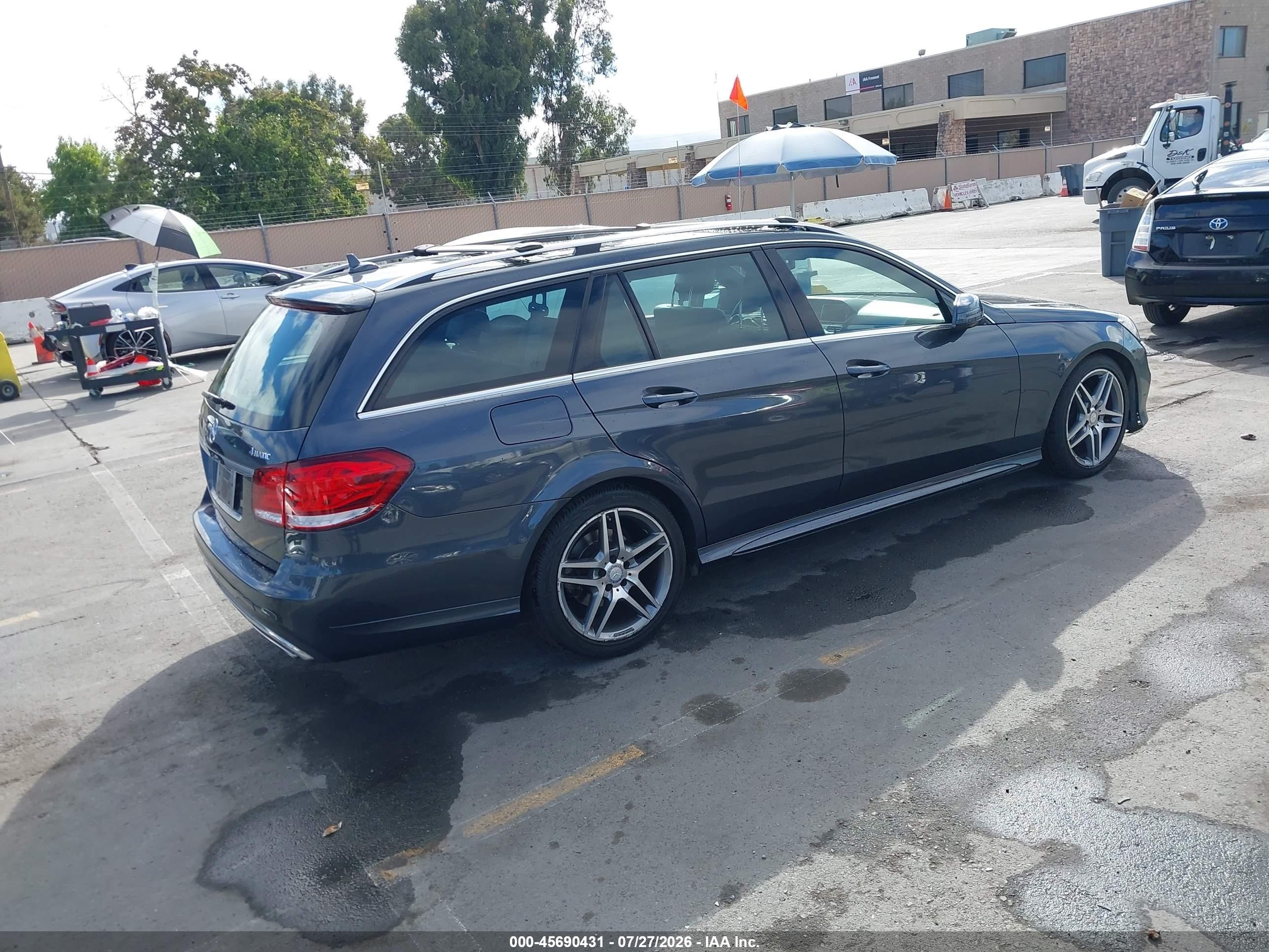 2014 Mercedes-benz E 350 4matic Серый vin: WDDHH8JB4EA791473