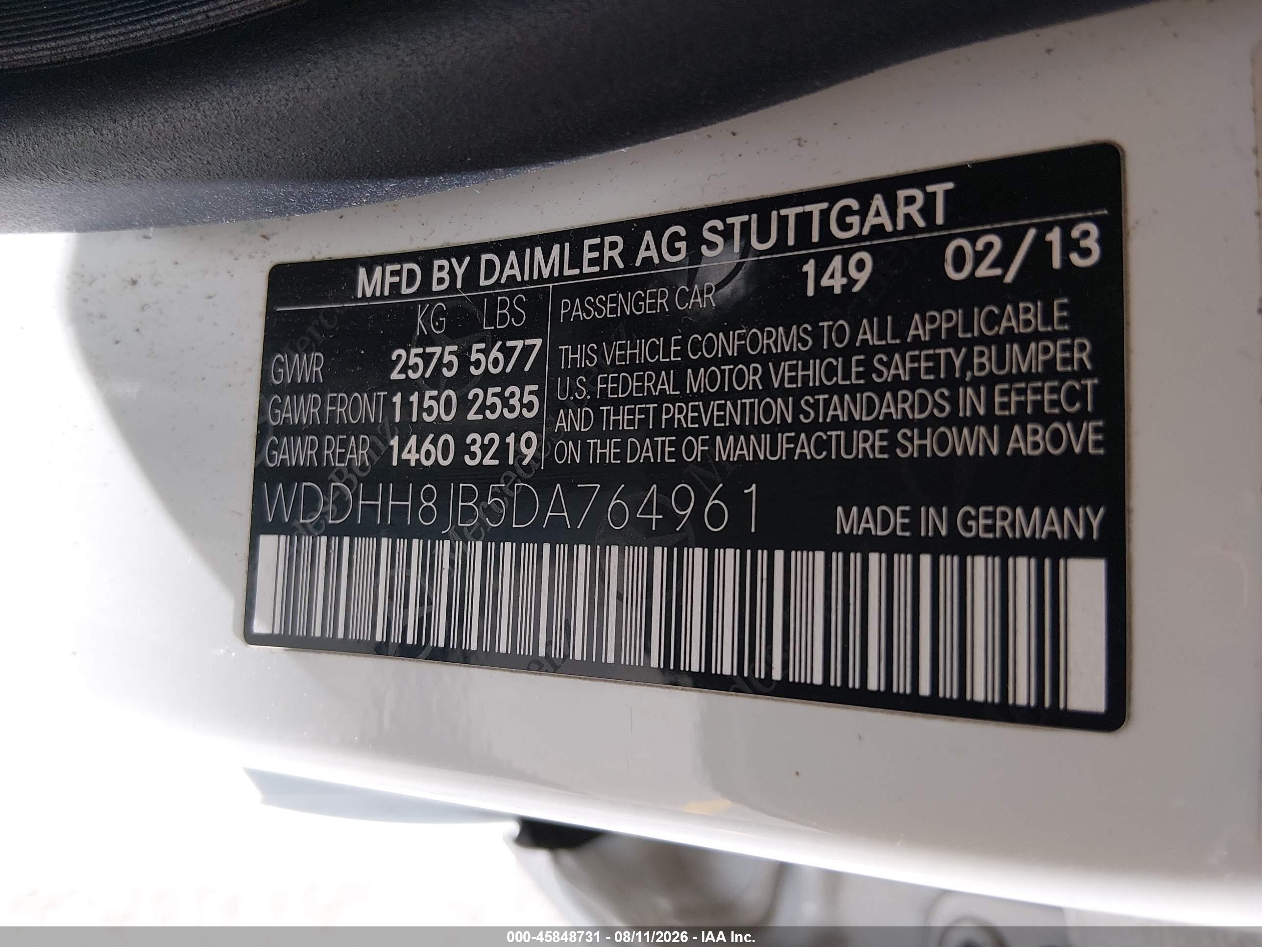2013 Mercedes-benz E 350 4matic White vin: WDDHH8JB5DA764961