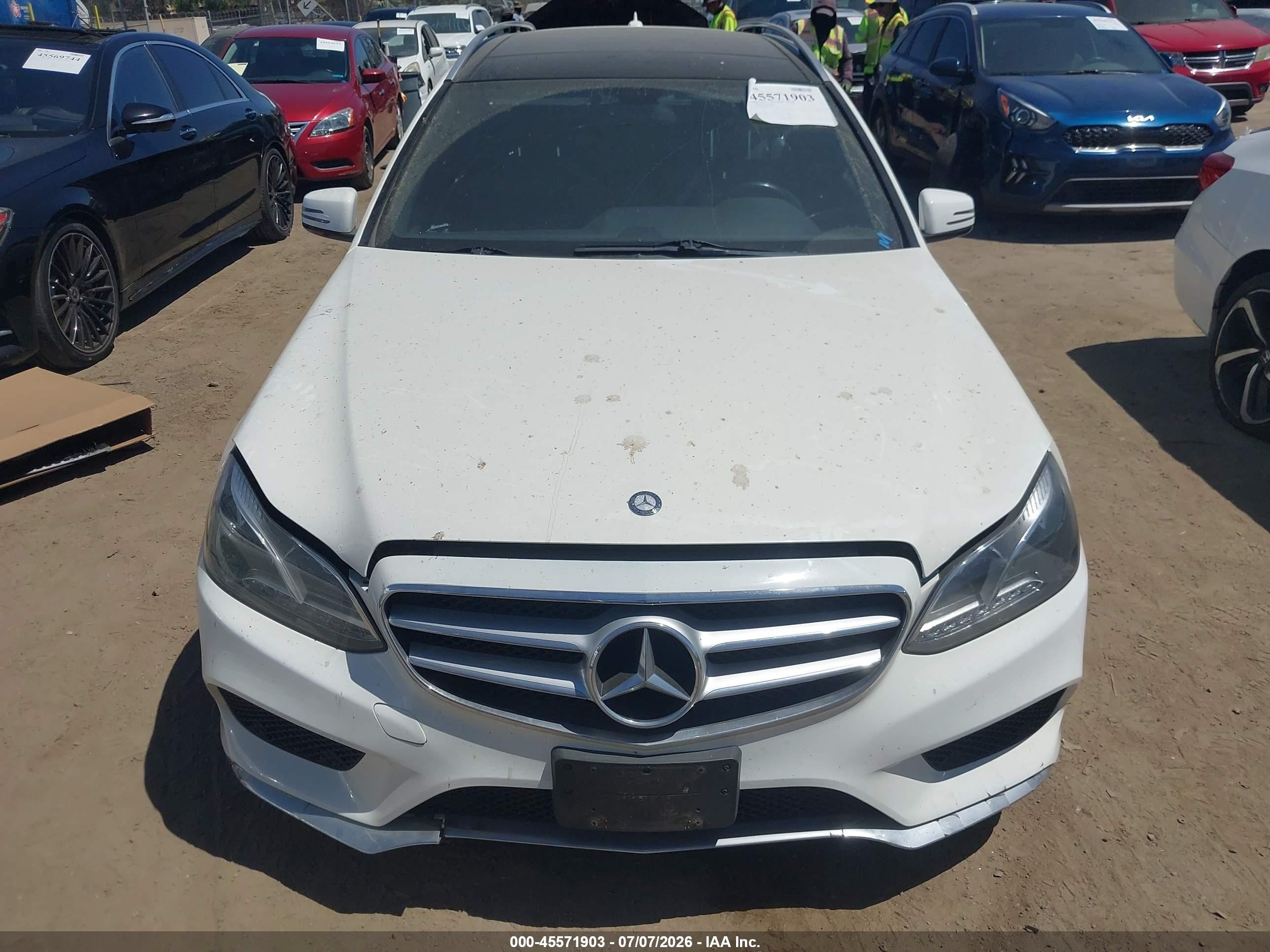 2014 Mercedes-benz E 350 4matic White vin: WDDHH8JB5EA790204