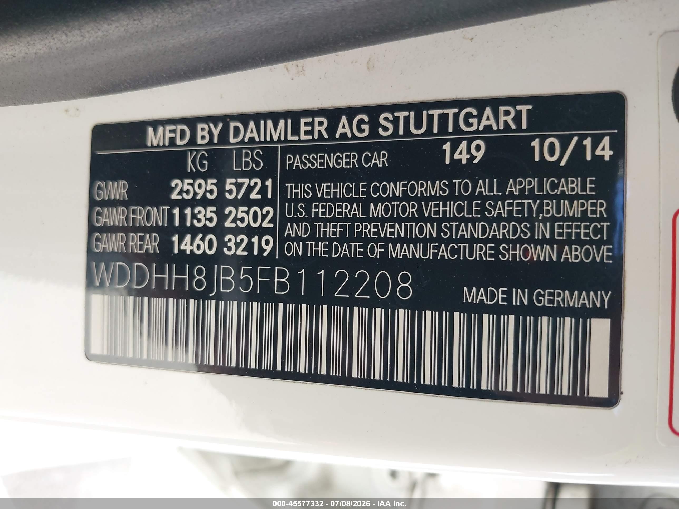 2015 Mercedes-benz E 350 4matic White vin: WDDHH8JB5FB112208