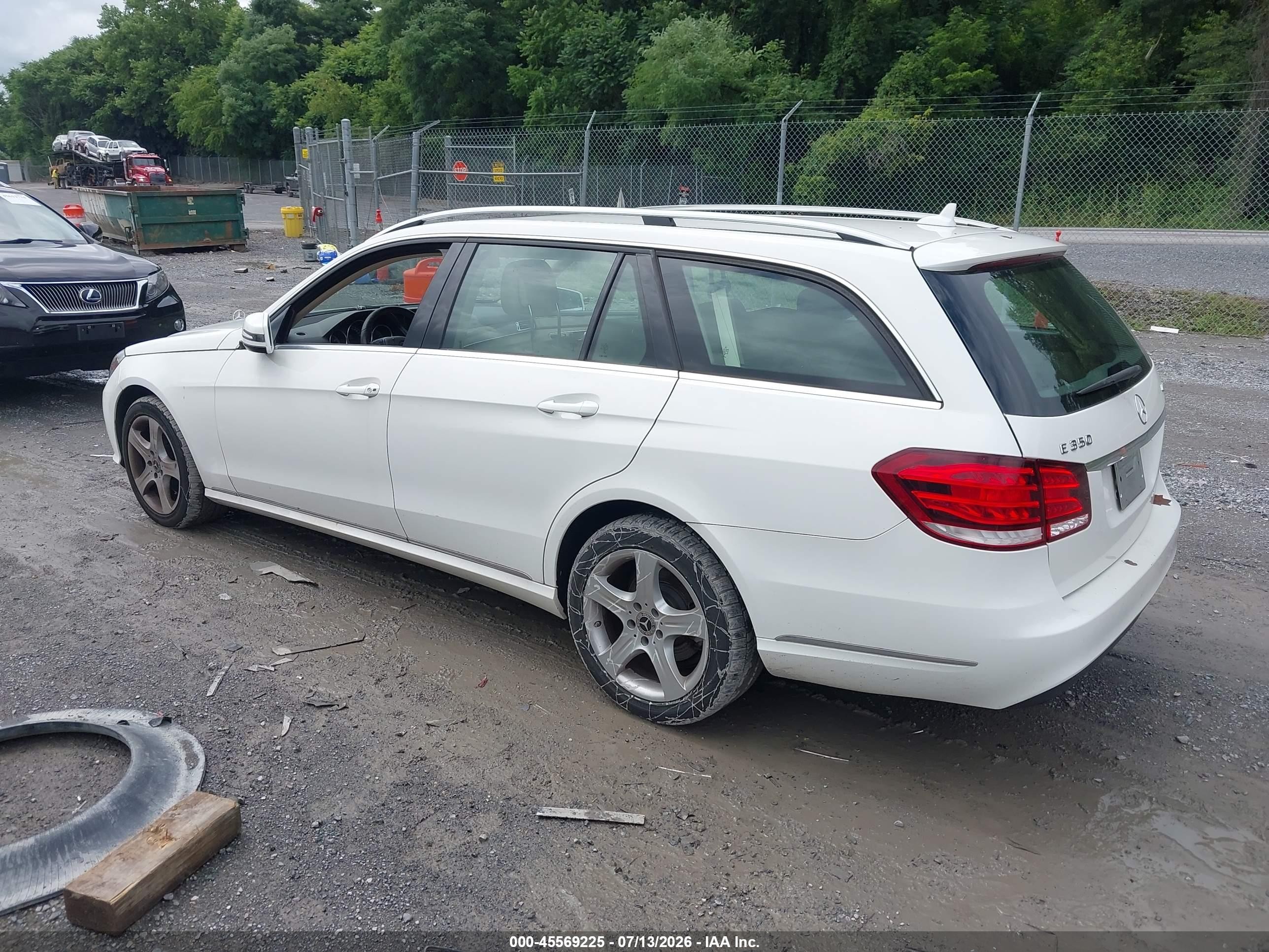 2014 Mercedes-benz E 350 4matic White vin: WDDHH8JB6EA903612