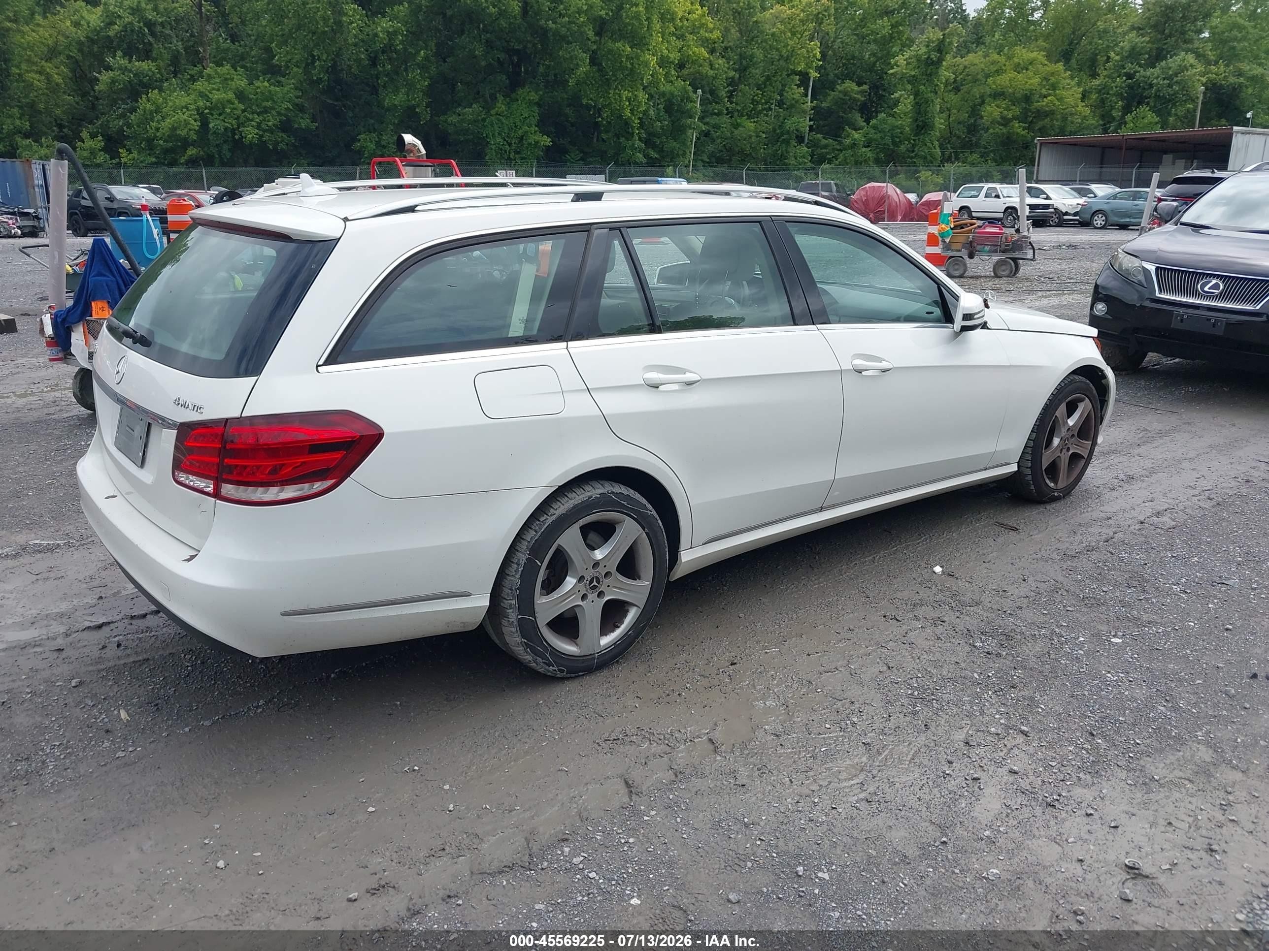 2014 Mercedes-benz E 350 4matic White vin: WDDHH8JB6EA903612