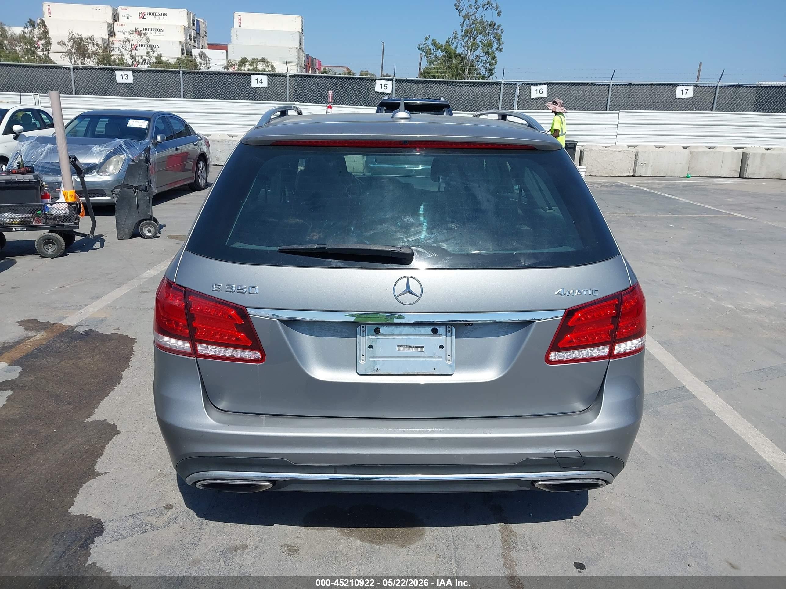 2015 Mercedes-benz E 350 4matic Серый vin: WDDHH8JB6FB117272