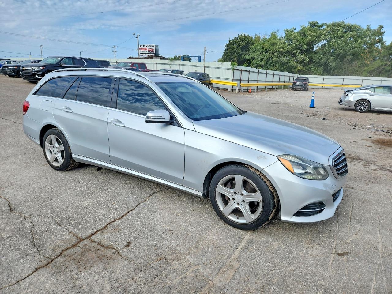 2014 Mercedes-benz E 350 4matic Wagon Silver vin: WDDHH8JB7EA840472