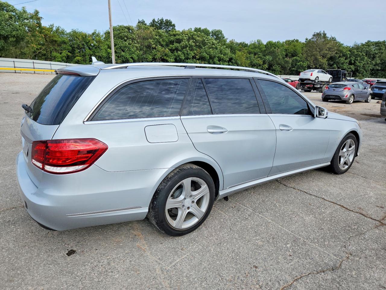 2014 Mercedes-benz E 350 4matic Wagon Silver vin: WDDHH8JB7EA840472