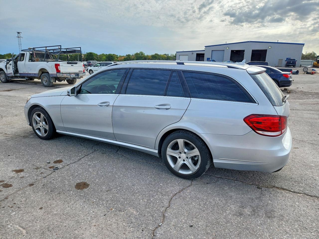 2014 Mercedes-benz E 350 4matic Wagon Silver vin: WDDHH8JB7EA840472