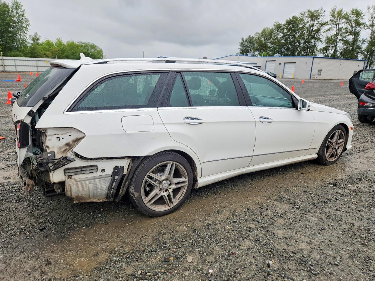 2013 Mercedes-benz E 350 4matic Wagon White vin: WDDHH8JB8DA733655