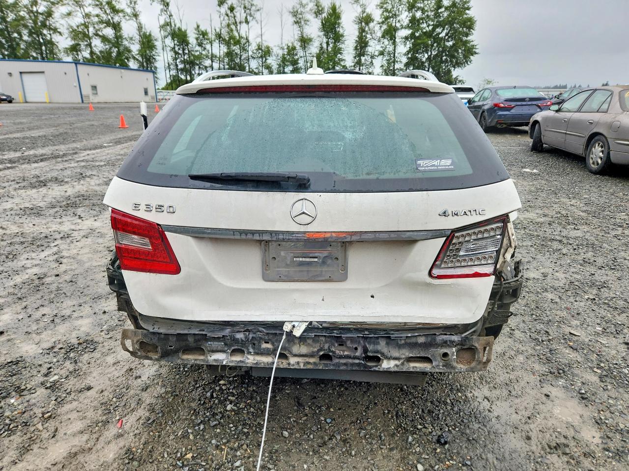 2013 Mercedes-benz E 350 4matic Wagon White vin: WDDHH8JB8DA733655