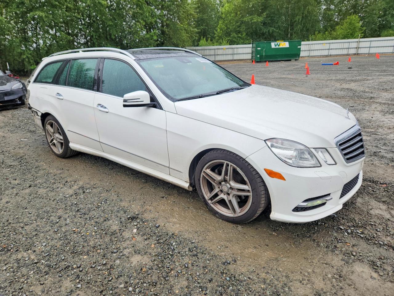2013 Mercedes-benz E 350 4matic Wagon White vin: WDDHH8JB8DA733655