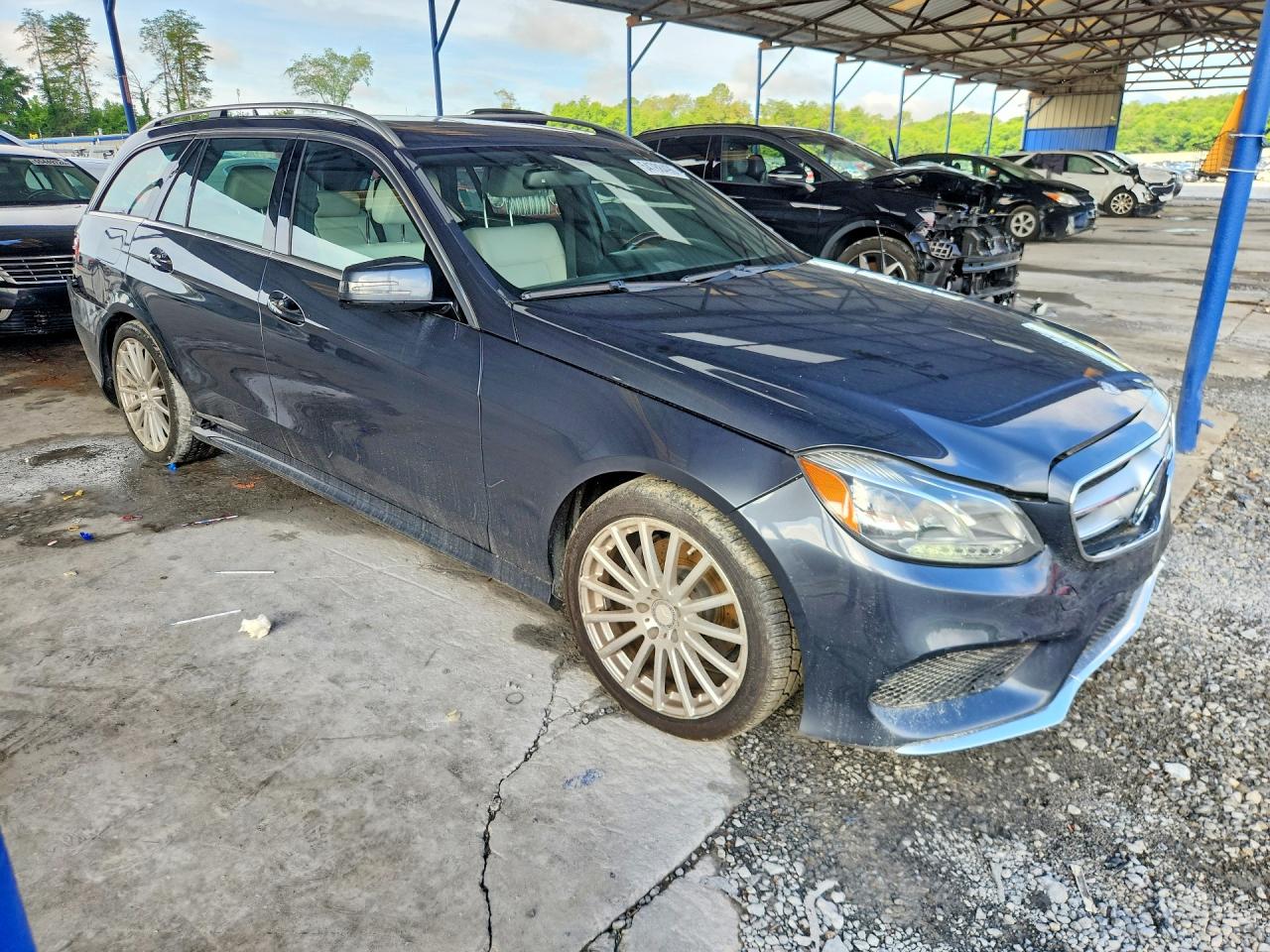 2014 Mercedes-benz E 350 4matic Wagon Gray vin: WDDHH8JB8EA885050