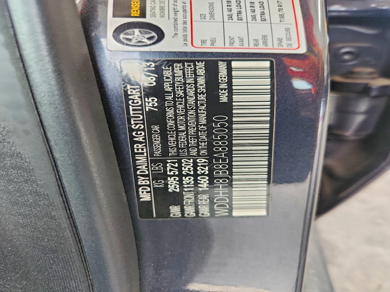 2014 Mercedes-benz E 350 4matic Wagon Gray vin: WDDHH8JB8EA885050