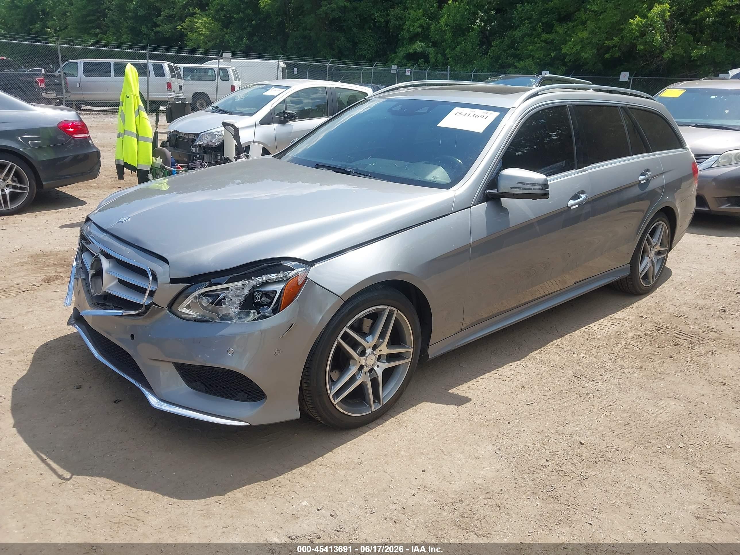 2014 Mercedes-benz E 350 4matic Gray vin: WDDHH8JB8EB007791