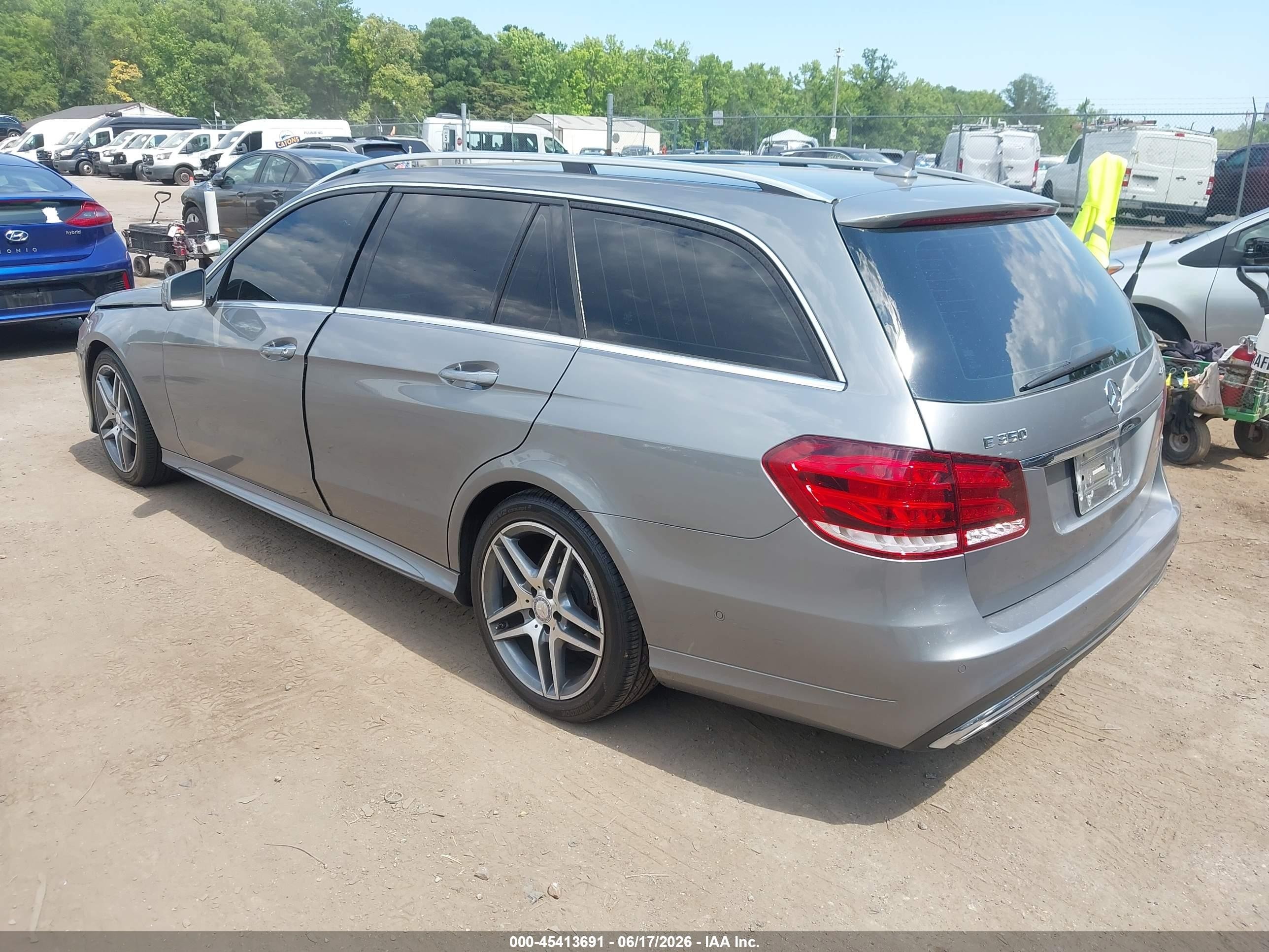2014 Mercedes-benz E 350 4matic Gray vin: WDDHH8JB8EB007791