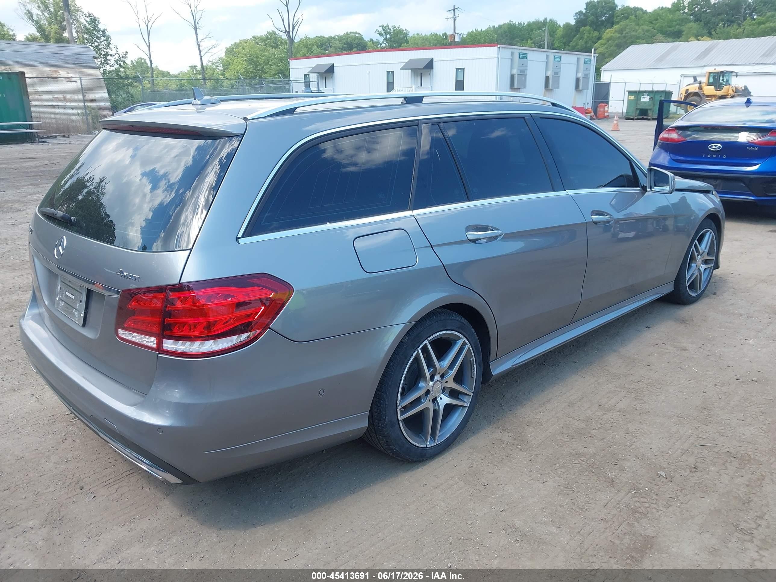 2014 Mercedes-benz E 350 4matic Gray vin: WDDHH8JB8EB007791