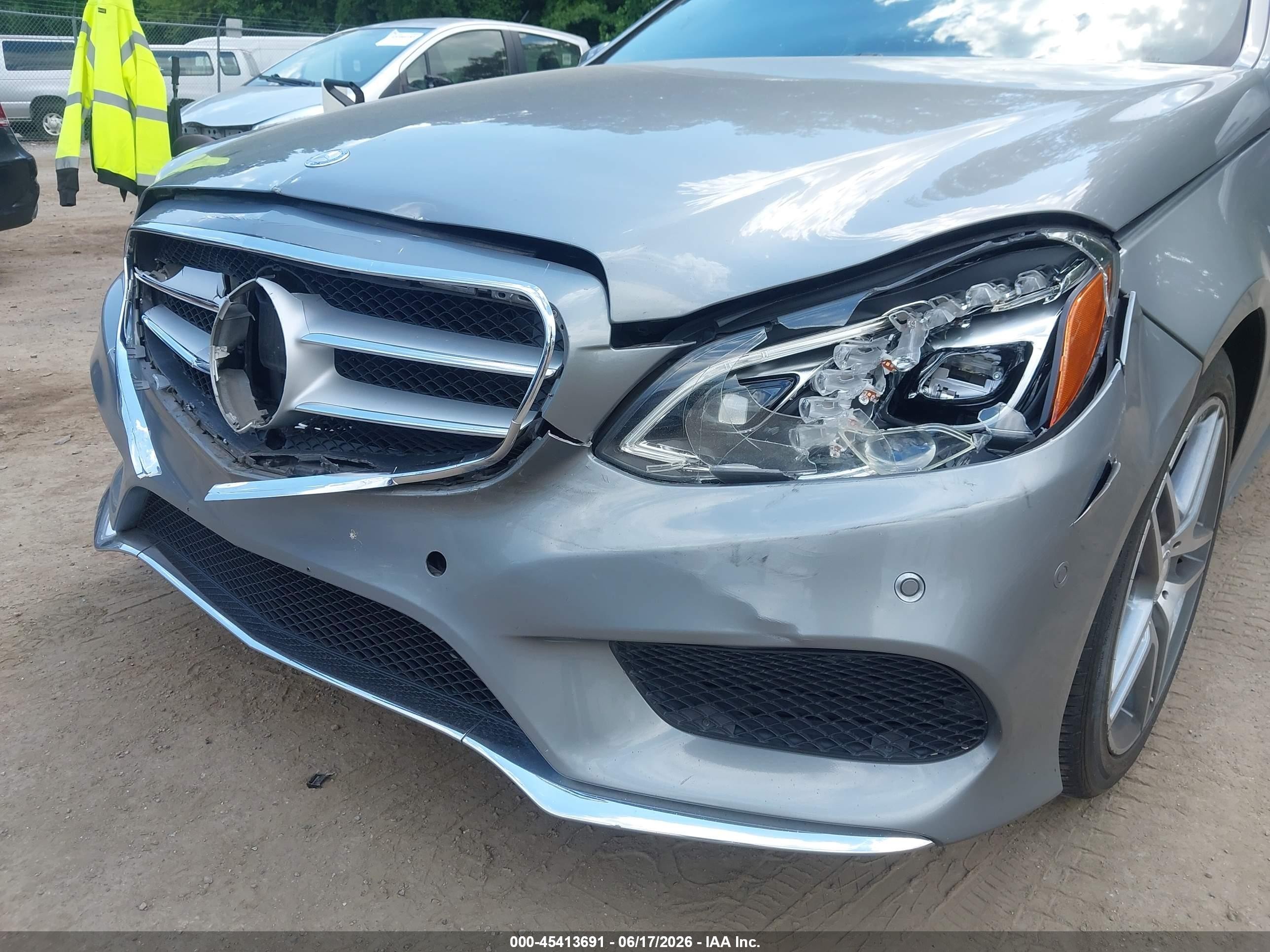 2014 Mercedes-benz E 350 4matic Gray vin: WDDHH8JB8EB007791
