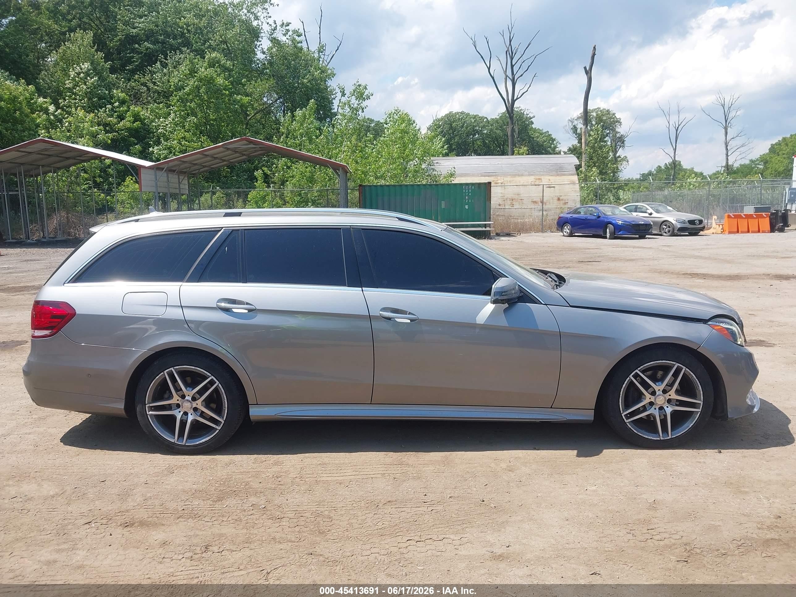 2014 Mercedes-benz E 350 4matic Gray vin: WDDHH8JB8EB007791