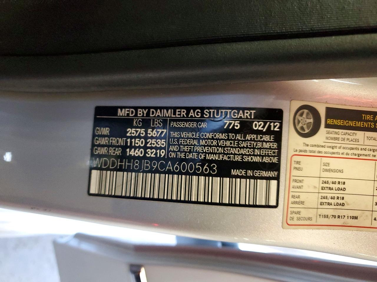 2012 Mercedes-benz E 350 4matic Wagon Серебряный vin: WDDHH8JB9CA600563