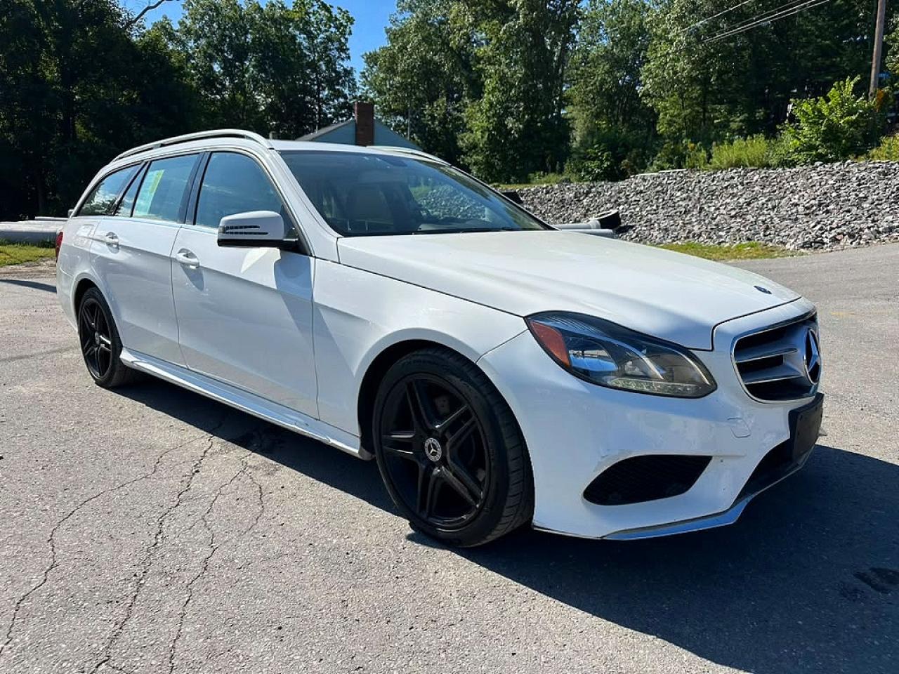 2015 Mercedes-benz E 350 4matic Wagon White vin: WDDHH8JB9FB083523