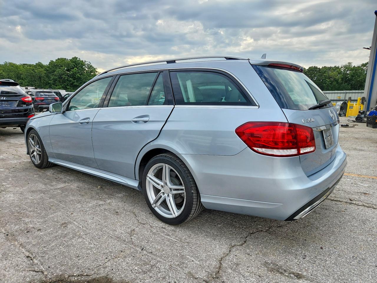 2014 Mercedes-benz E 350 4matic Wagon Blue vin: WDDHH8JBXEA791610
