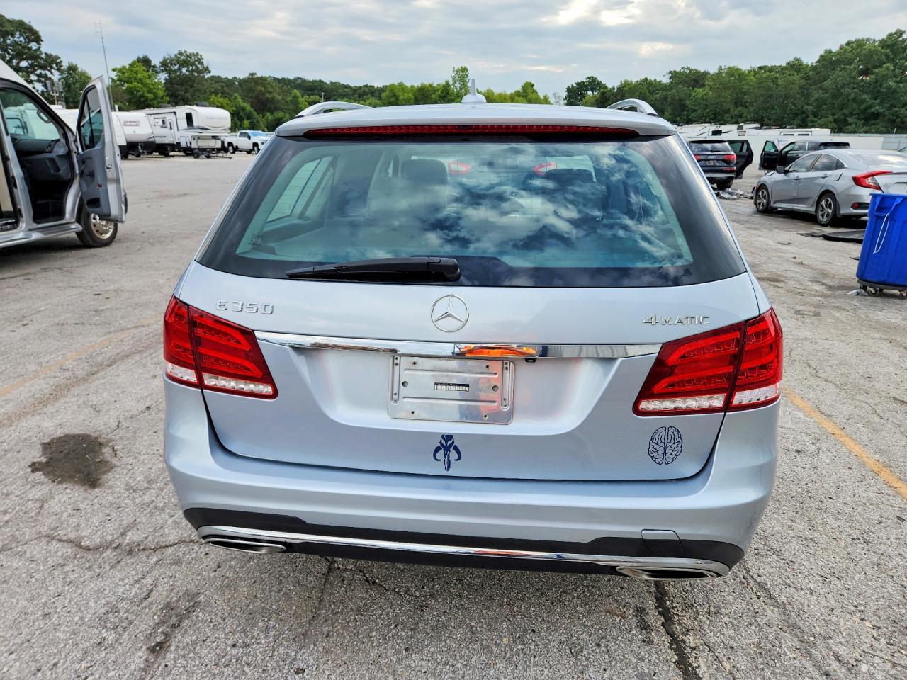 2014 Mercedes-benz E 350 4matic Wagon Blue vin: WDDHH8JBXEA791610