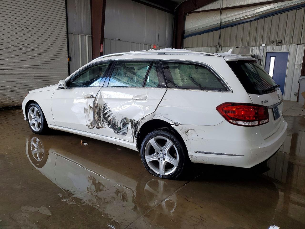 2015 Mercedes-benz E 350 4matic Wagon White vin: WDDHH8JBXFB105755