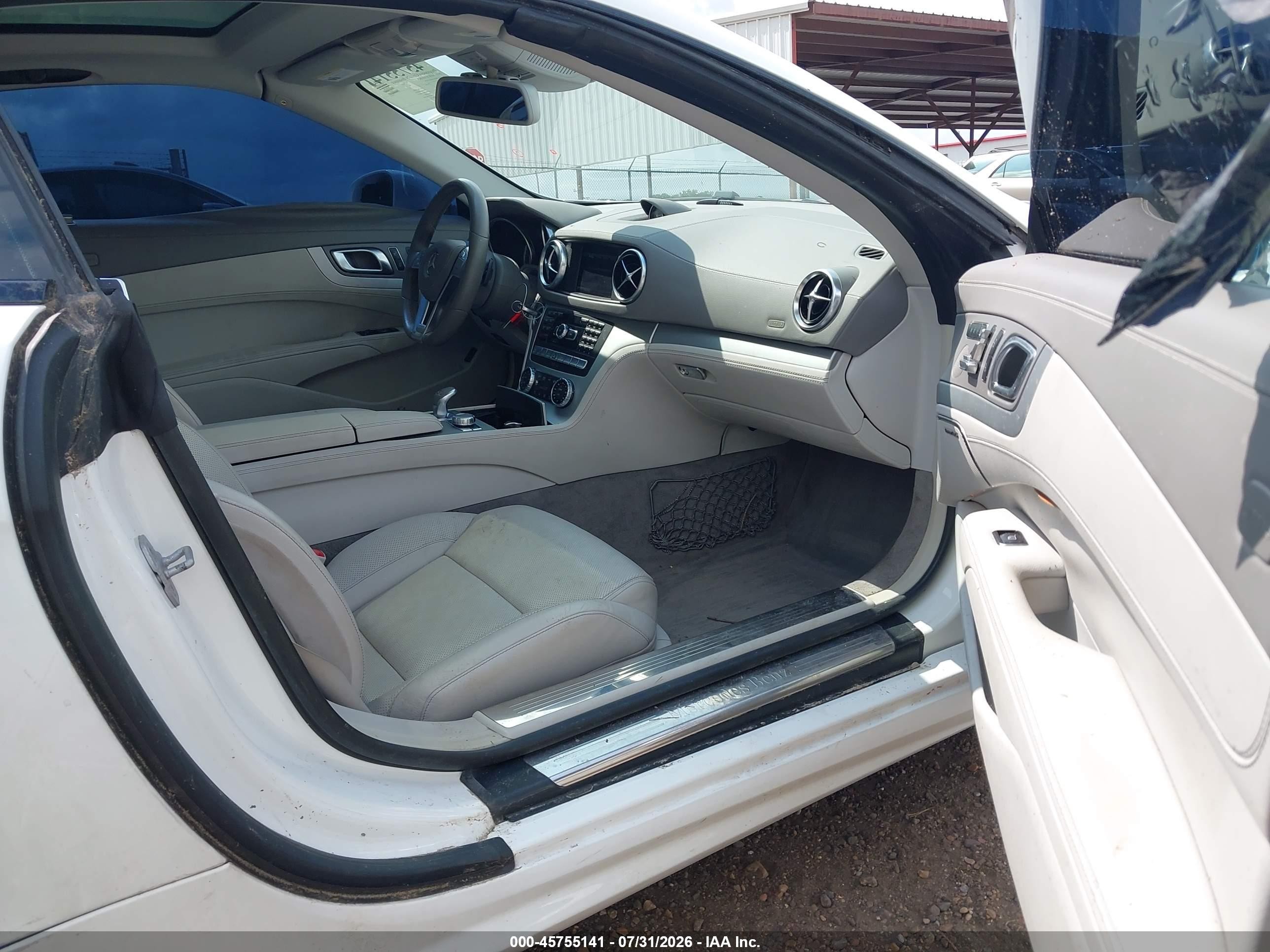 2015 Mercedes-benz Sl 400   White vin: WDDJK6FA0FF033626