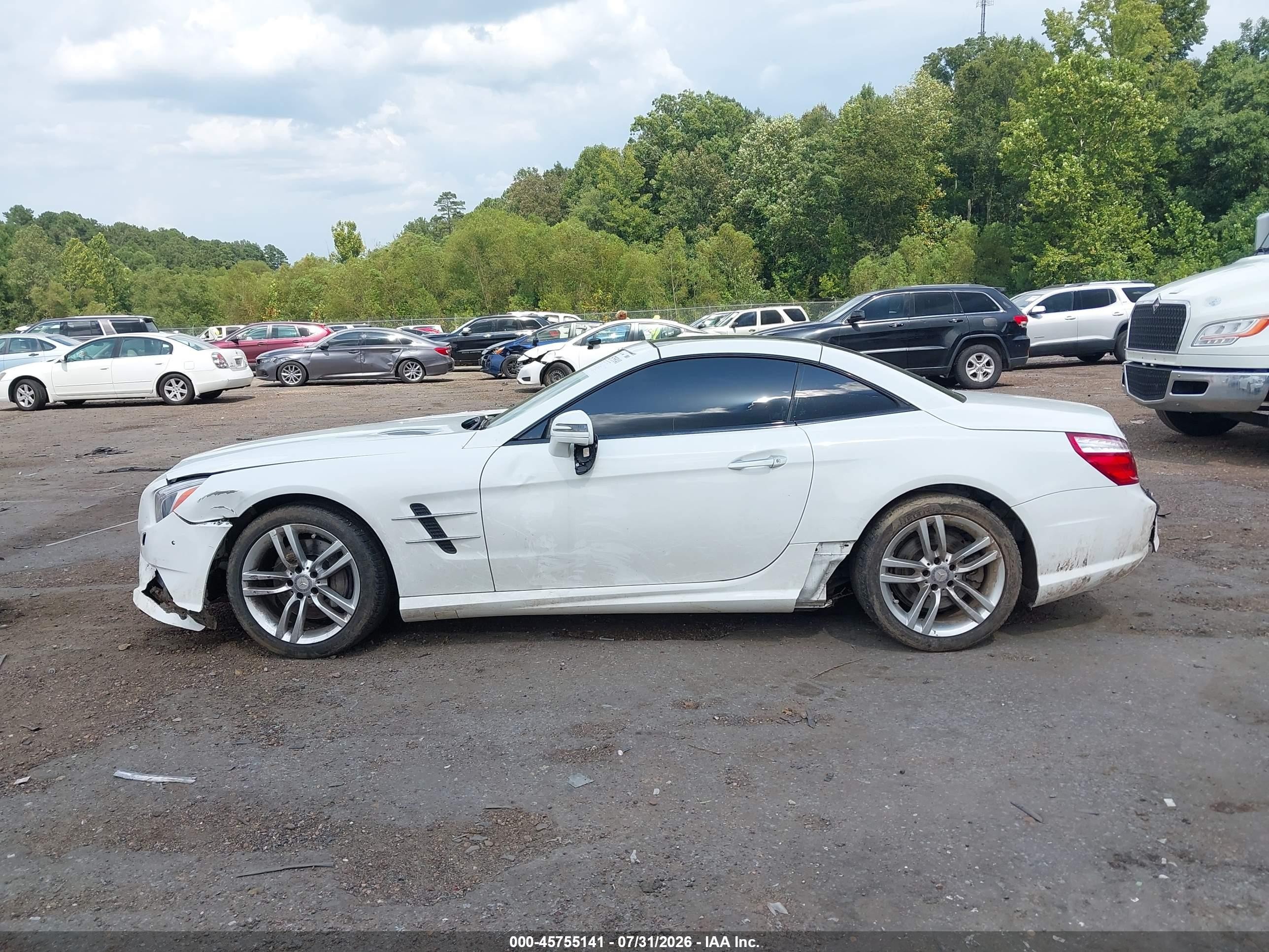 2015 Mercedes-benz Sl 400   White vin: WDDJK6FA0FF033626