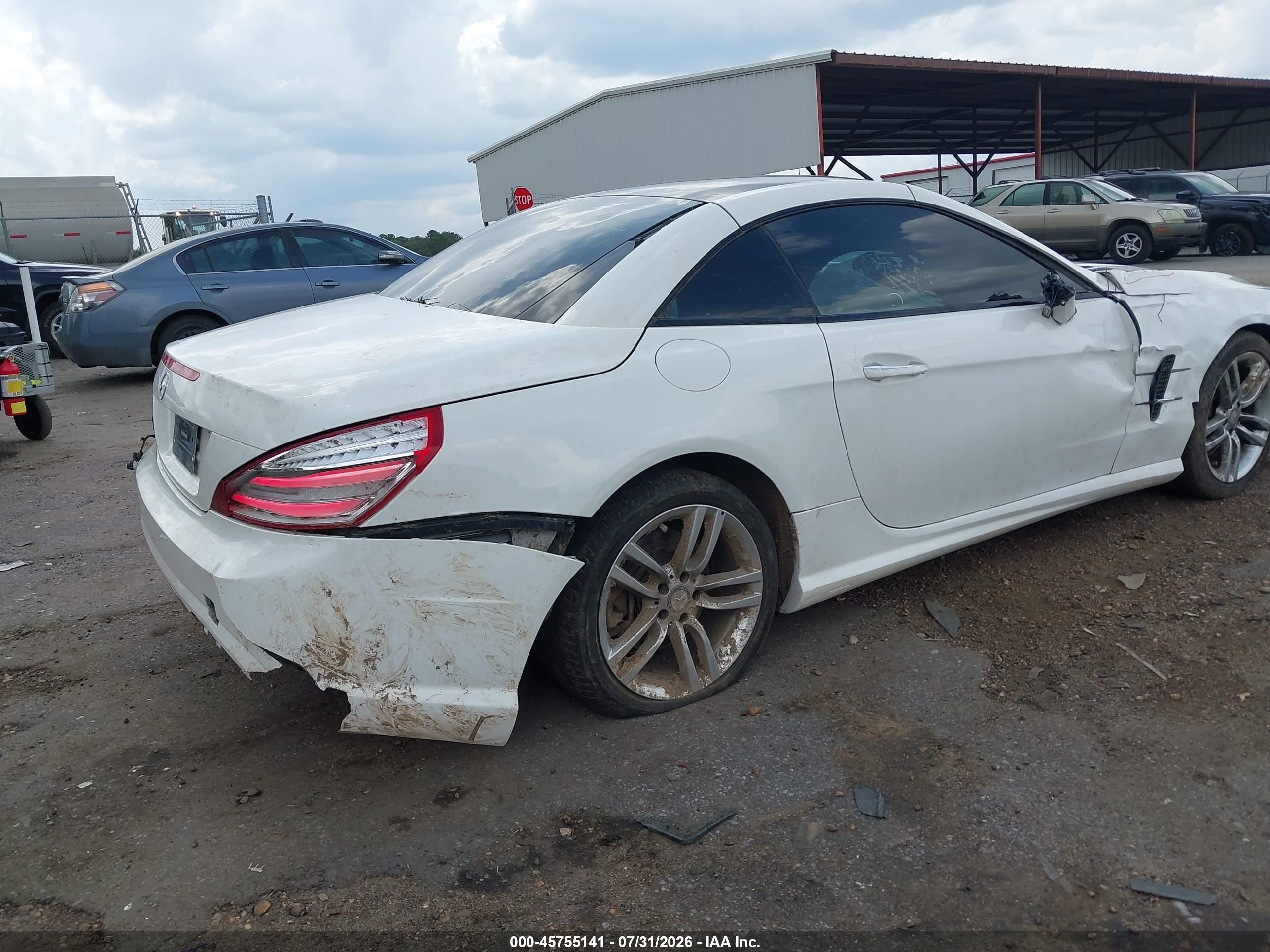 2015 Mercedes-benz Sl 400   White vin: WDDJK6FA0FF033626