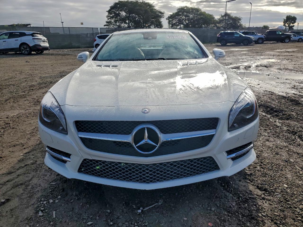 2015 Mercedes-benz Sl 400 White vin: WDDJK6FA1FF031769