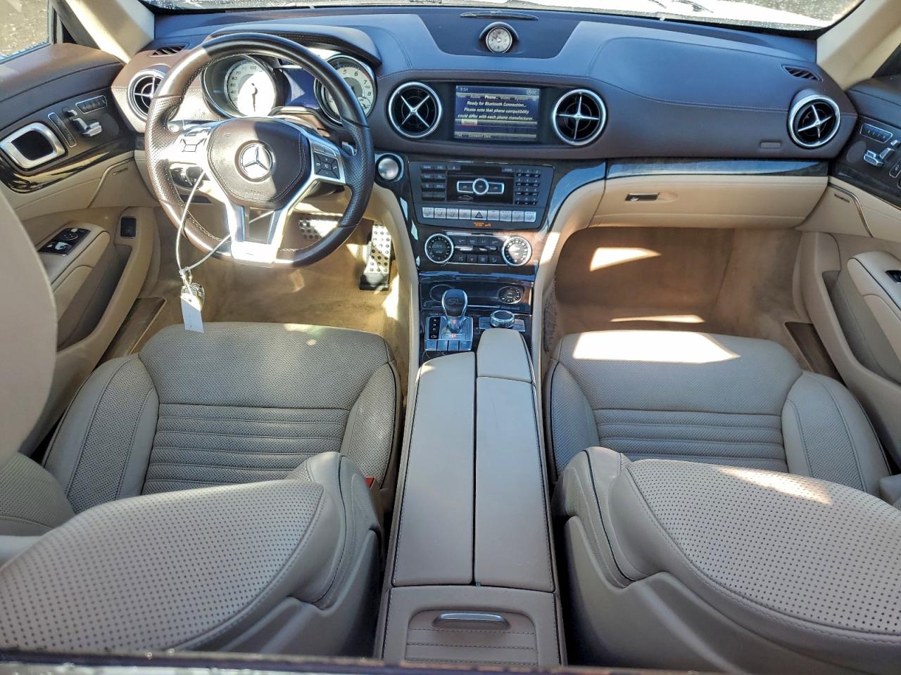 2015 Mercedes-benz Sl 400 White vin: WDDJK6FA1FF031769