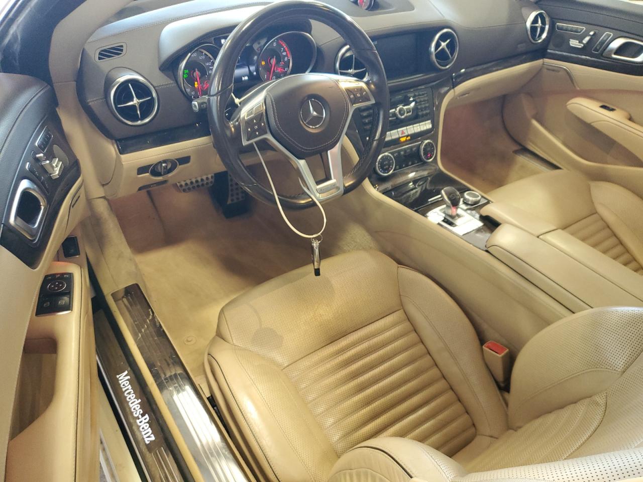 2015 Mercedes-benz Sl 400 White vin: WDDJK6FA1FF035112