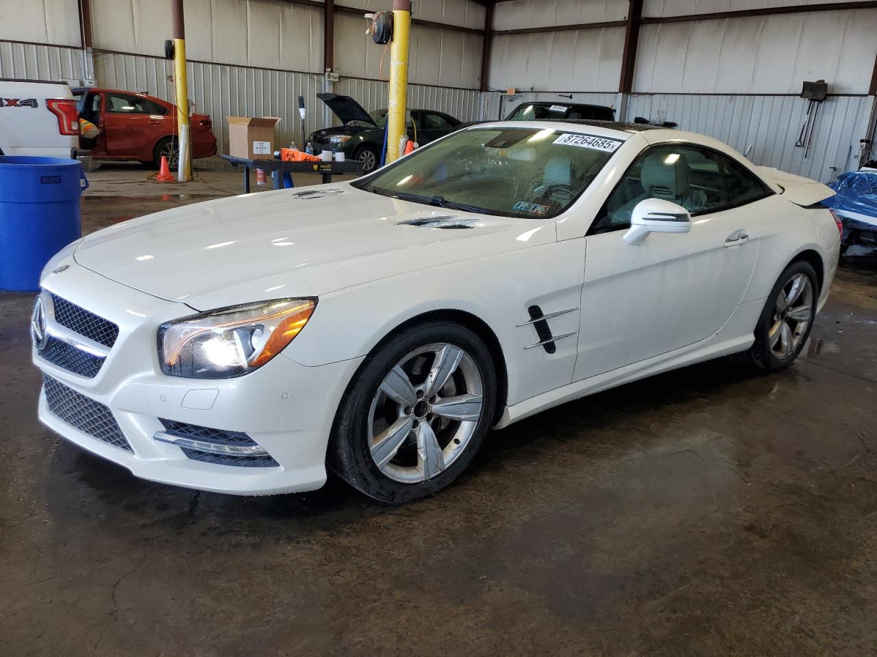 2015 Mercedes-benz Sl 400 White vin: WDDJK6FA1FF035112