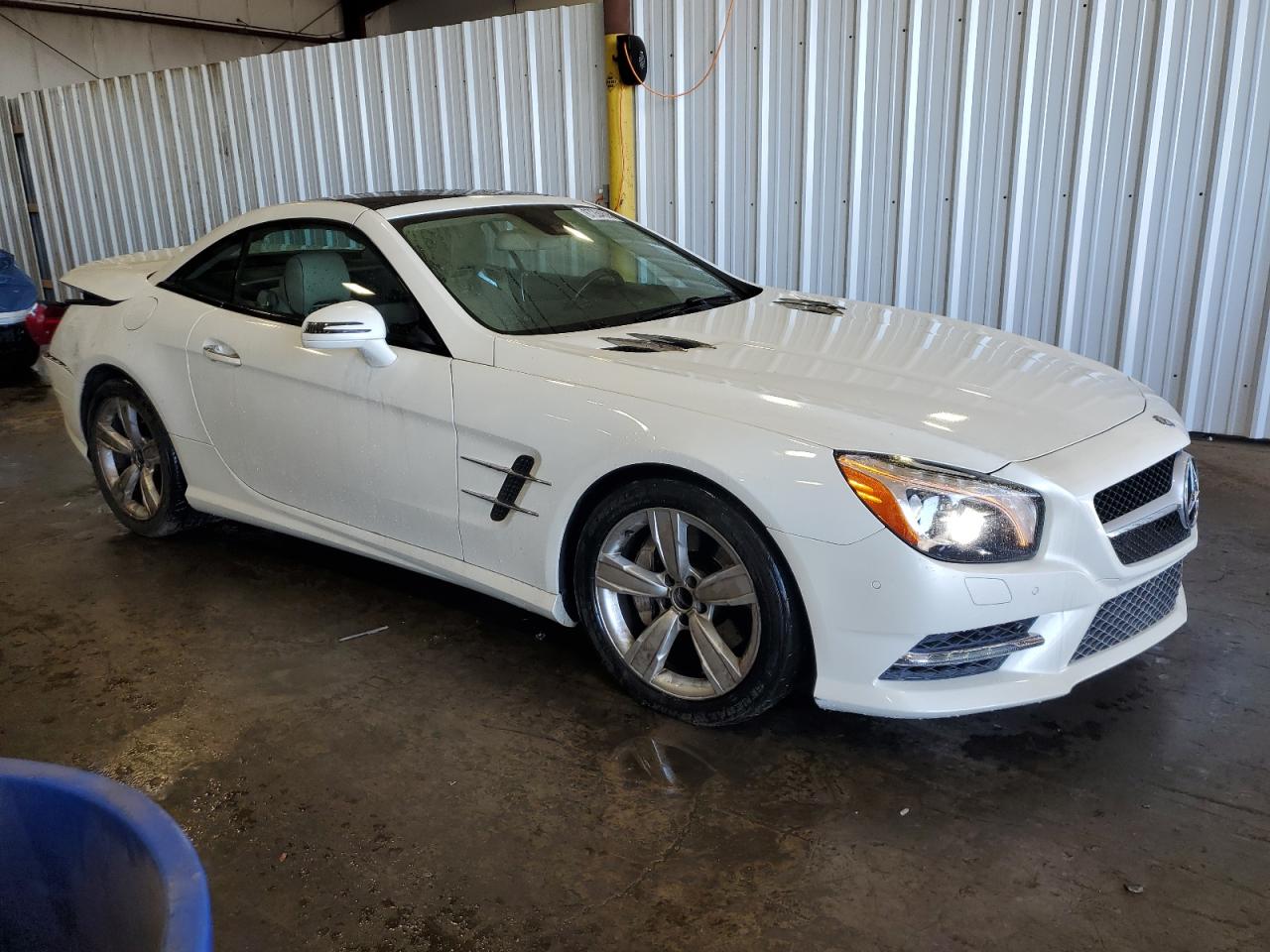 2015 Mercedes-benz Sl 400 White vin: WDDJK6FA1FF035112
