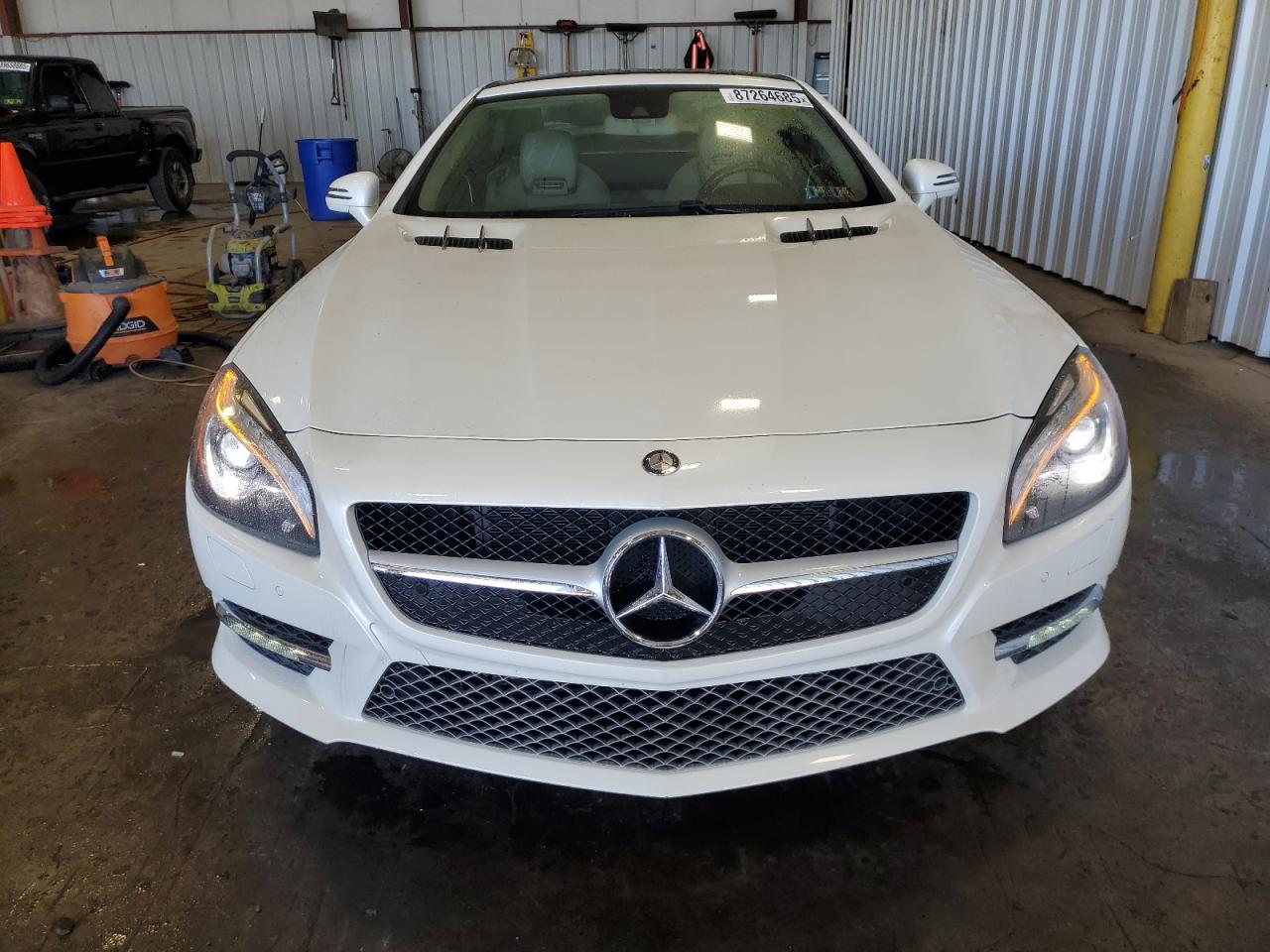 2015 Mercedes-benz Sl 400 White vin: WDDJK6FA1FF035112