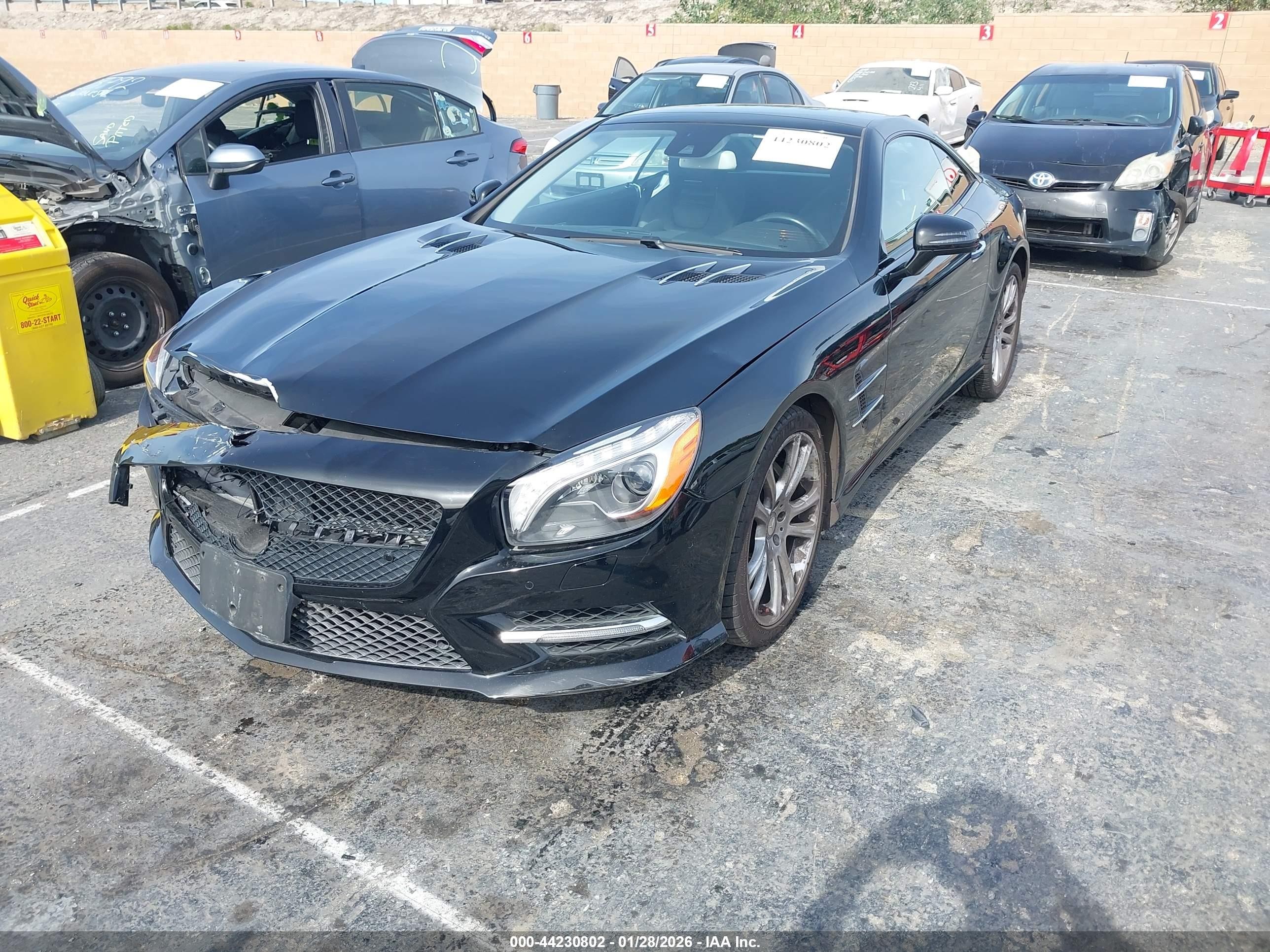 2015 Mercedes-benz Sl 400   Black vin: WDDJK6FA2FF031392