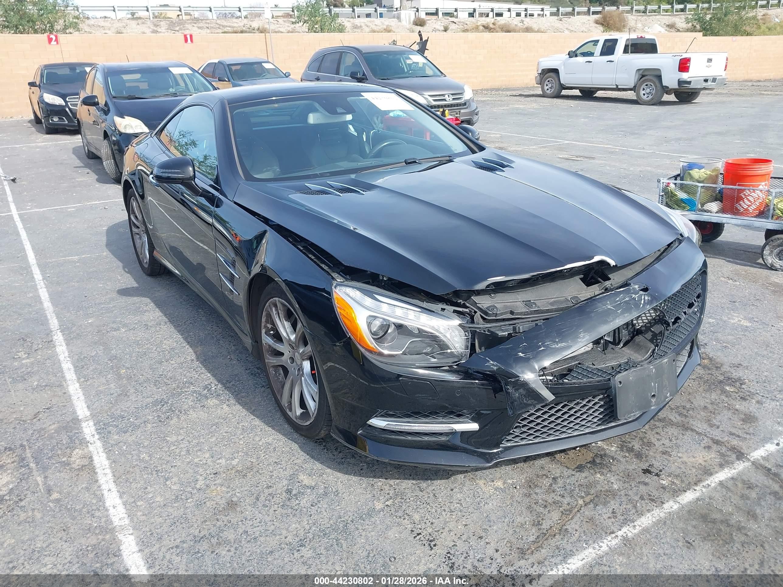 2015 Mercedes-benz Sl 400   Black vin: WDDJK6FA2FF031392