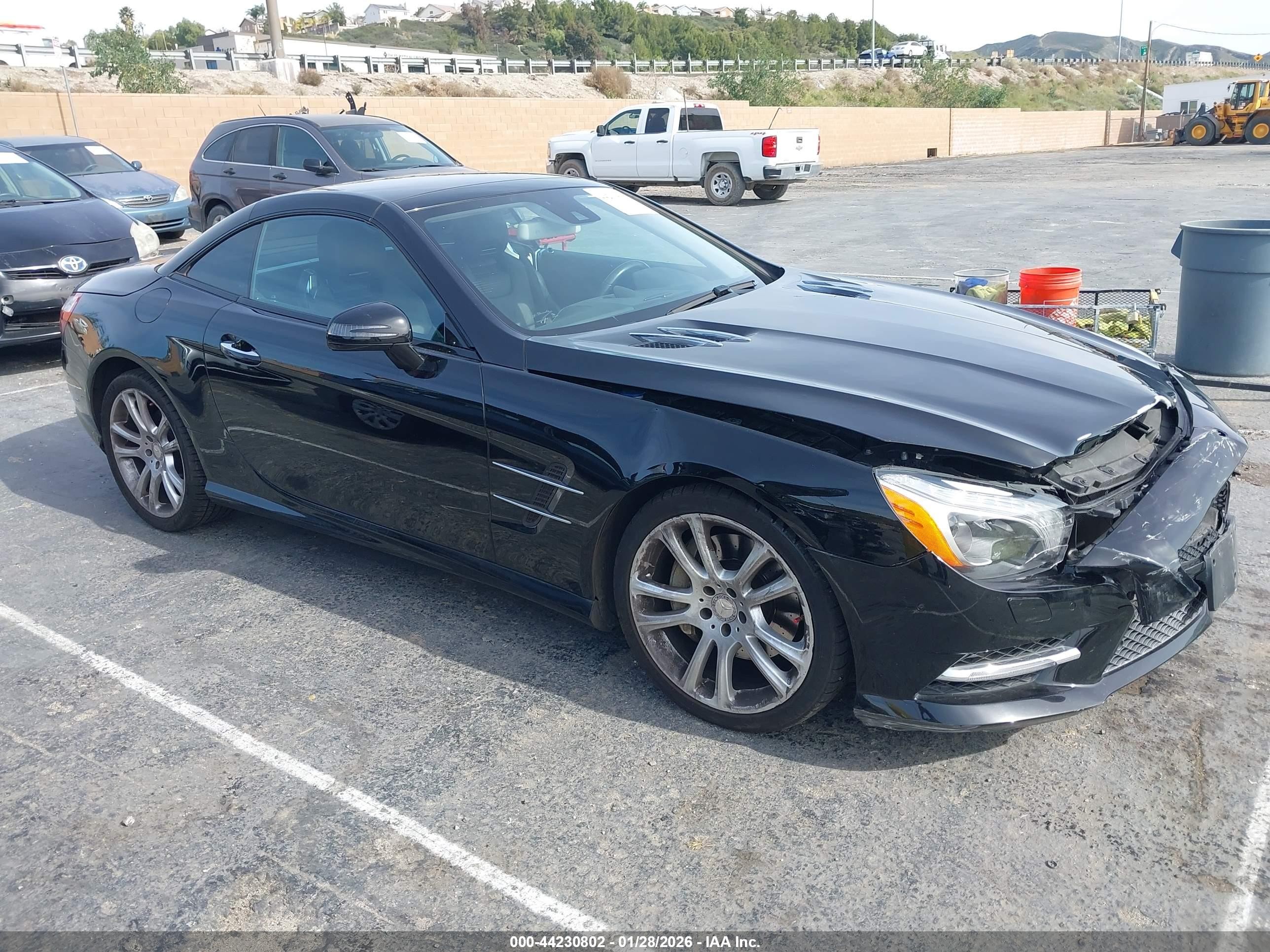 2015 Mercedes-benz Sl 400   Black vin: WDDJK6FA2FF031392